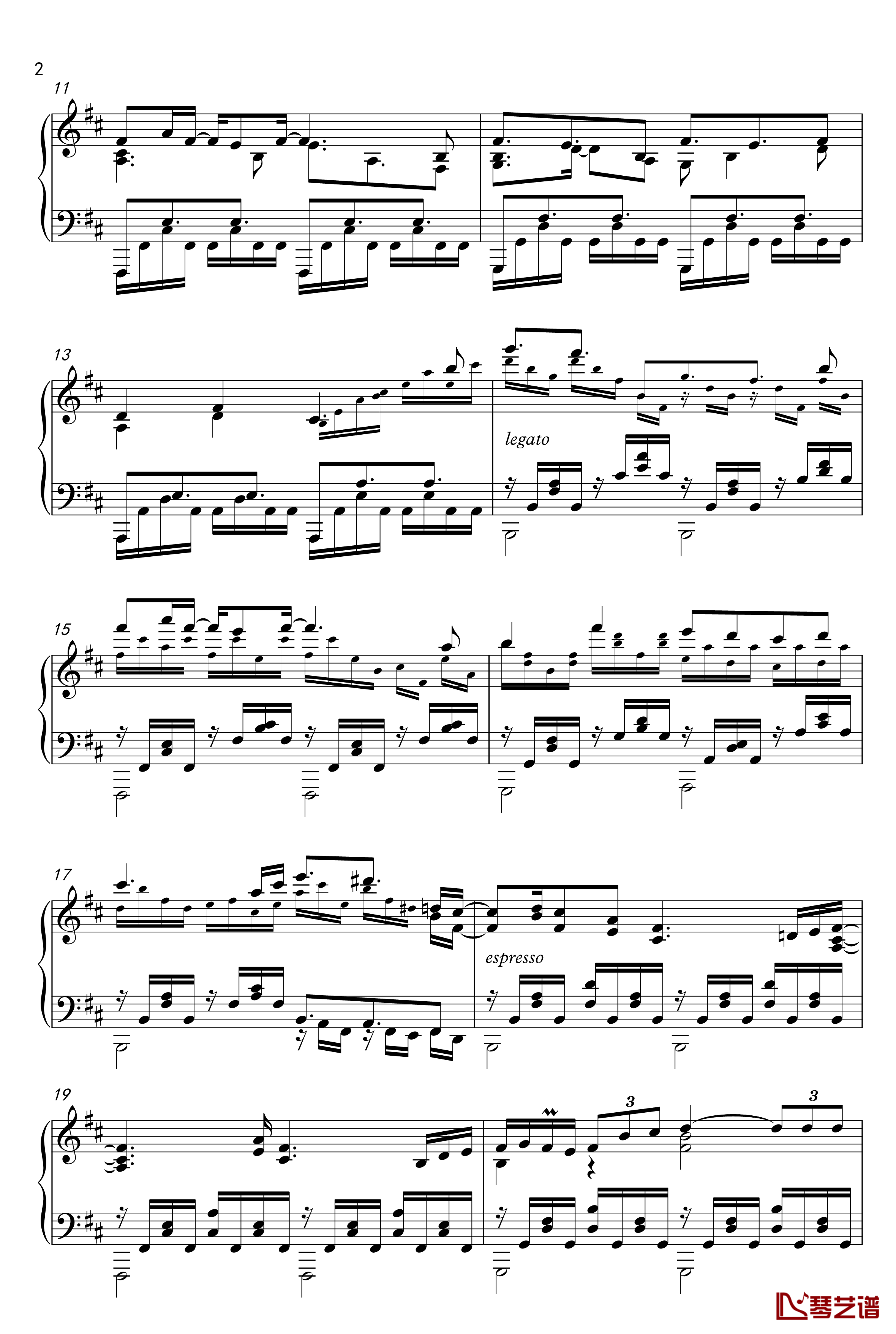 Again钢琴谱-【钢之炼金术师09 ED1】-钢之炼金术师