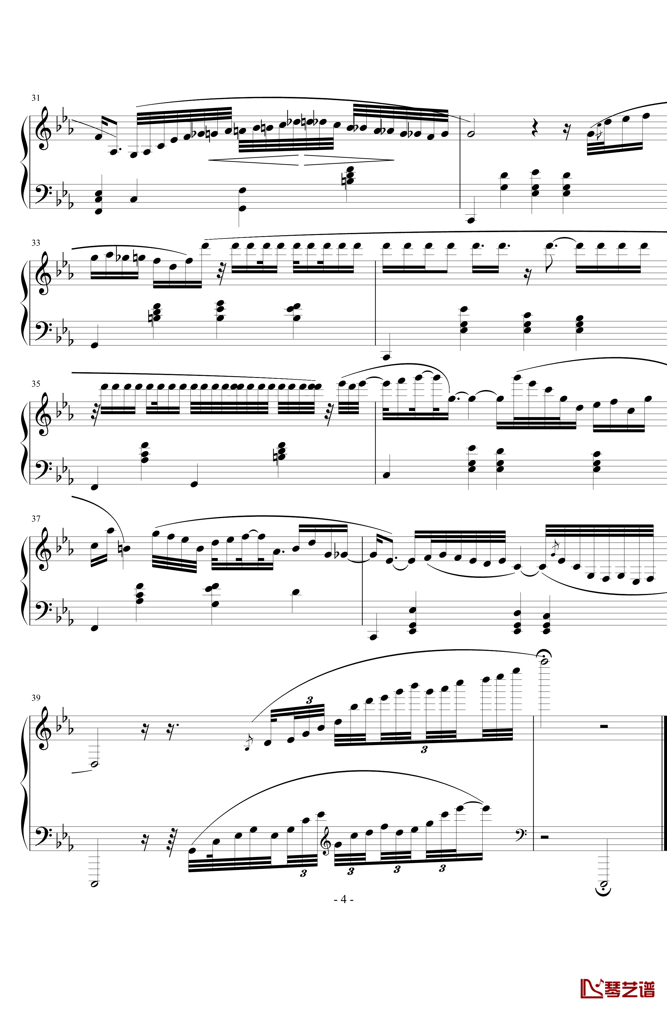 夜钢琴谱-Harmony