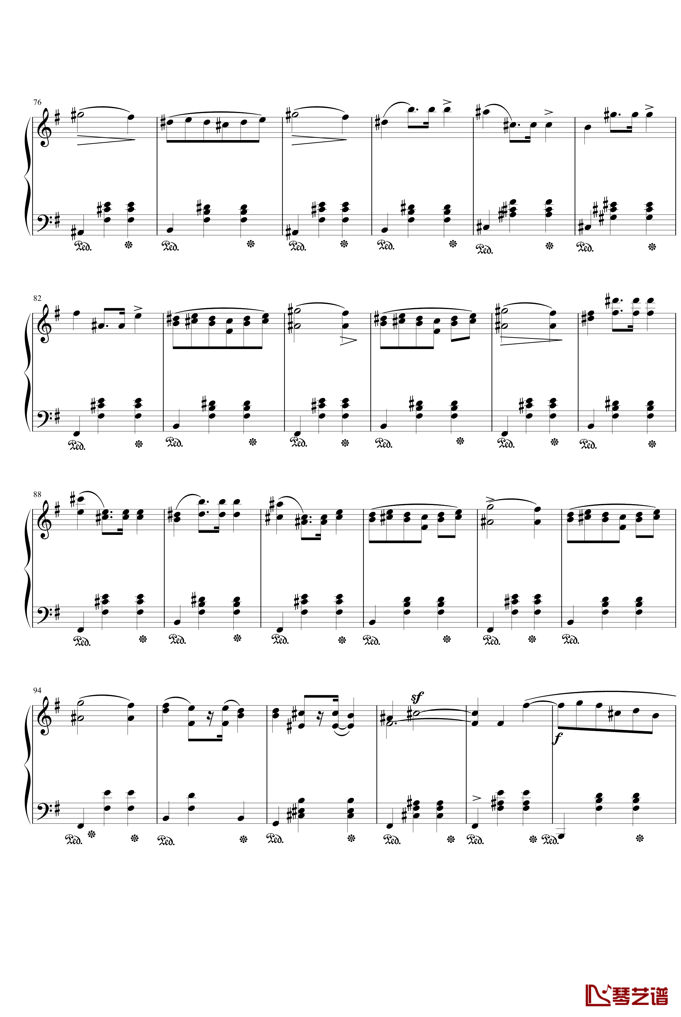 圆舞曲Op.69 No.2钢琴谱-肖邦-chopin