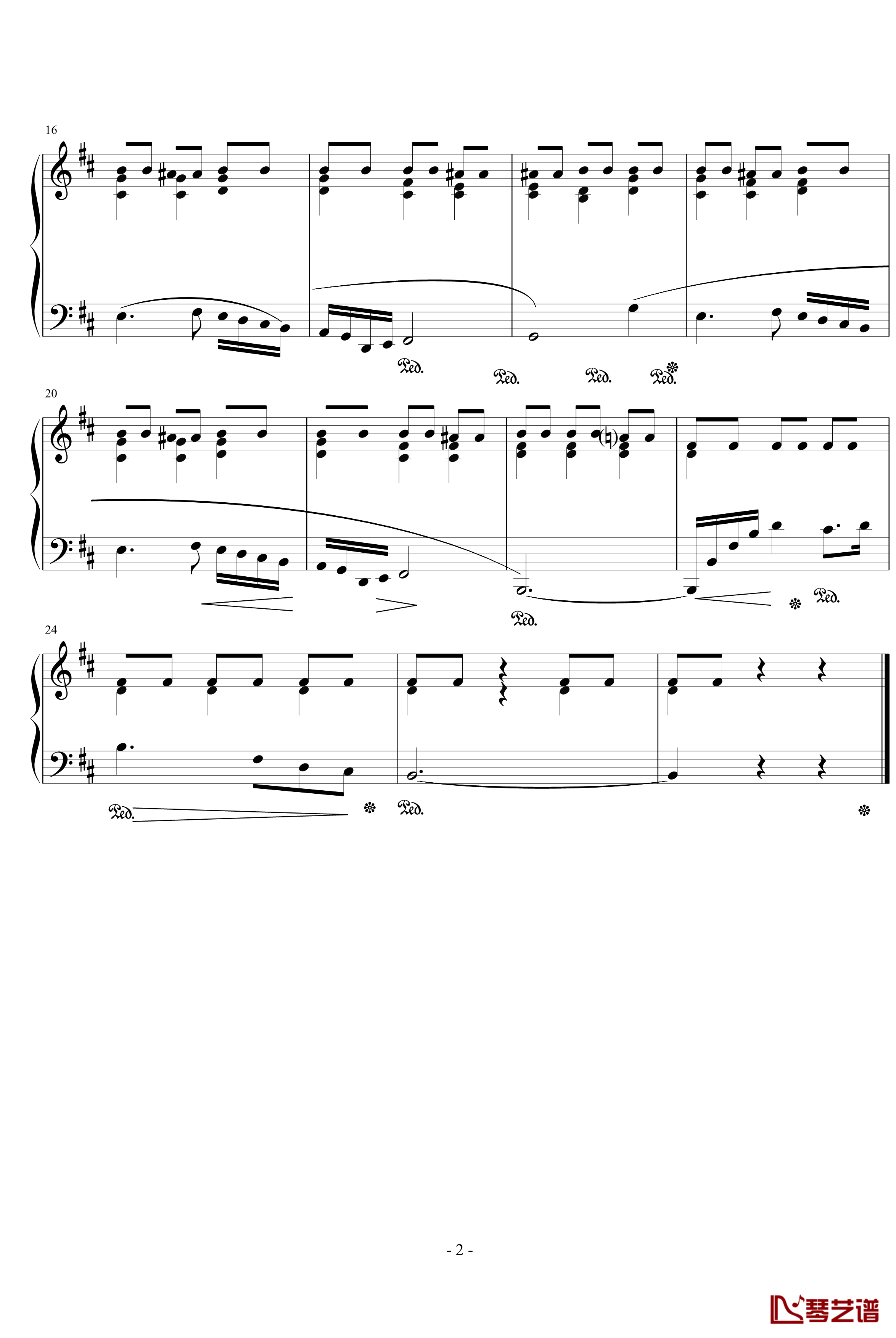 b小调前奏曲钢琴谱-肖邦-chopin