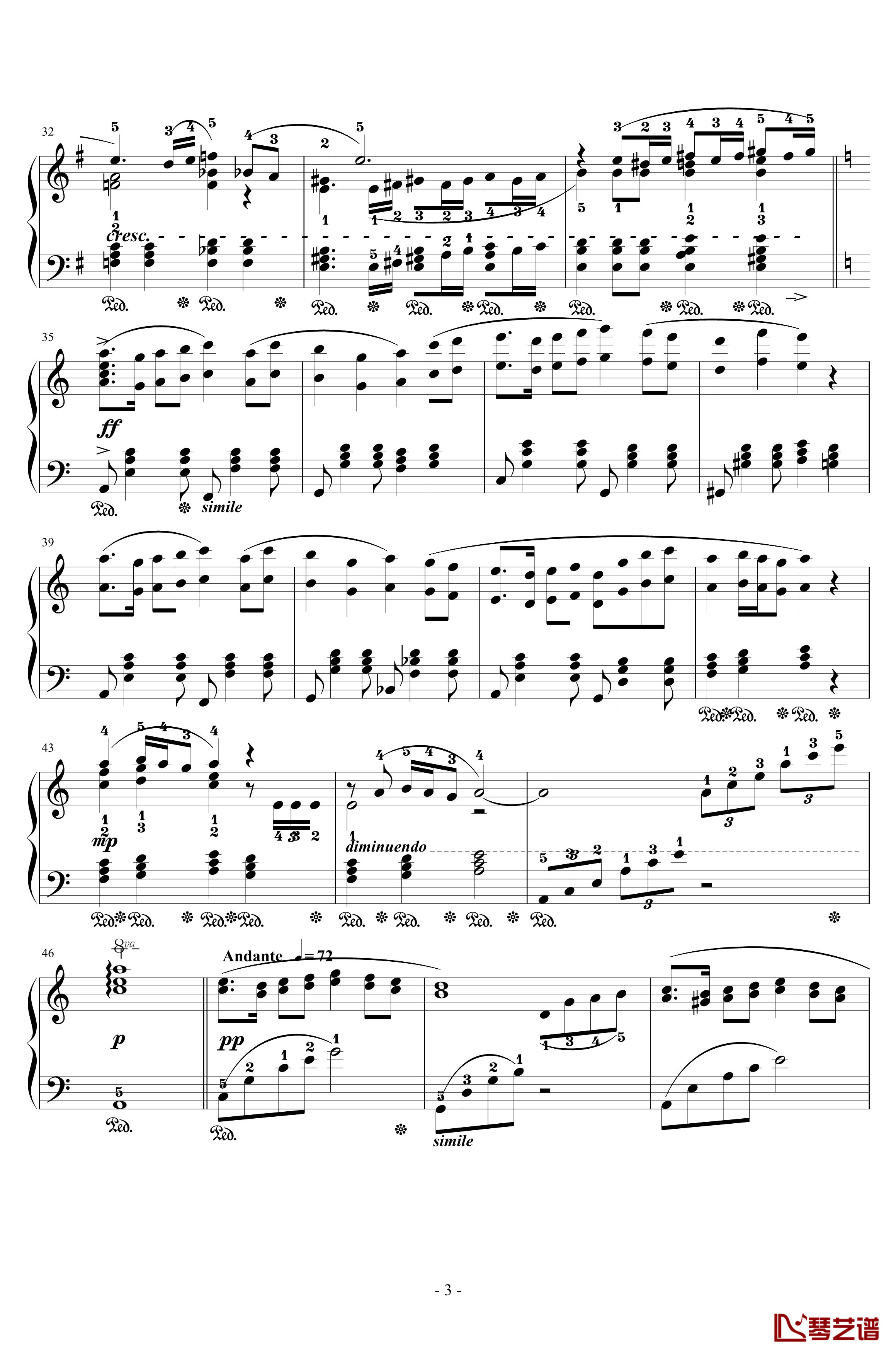 Ronfaure钢琴谱-Orchestra Version-FFXI -植松伸夫