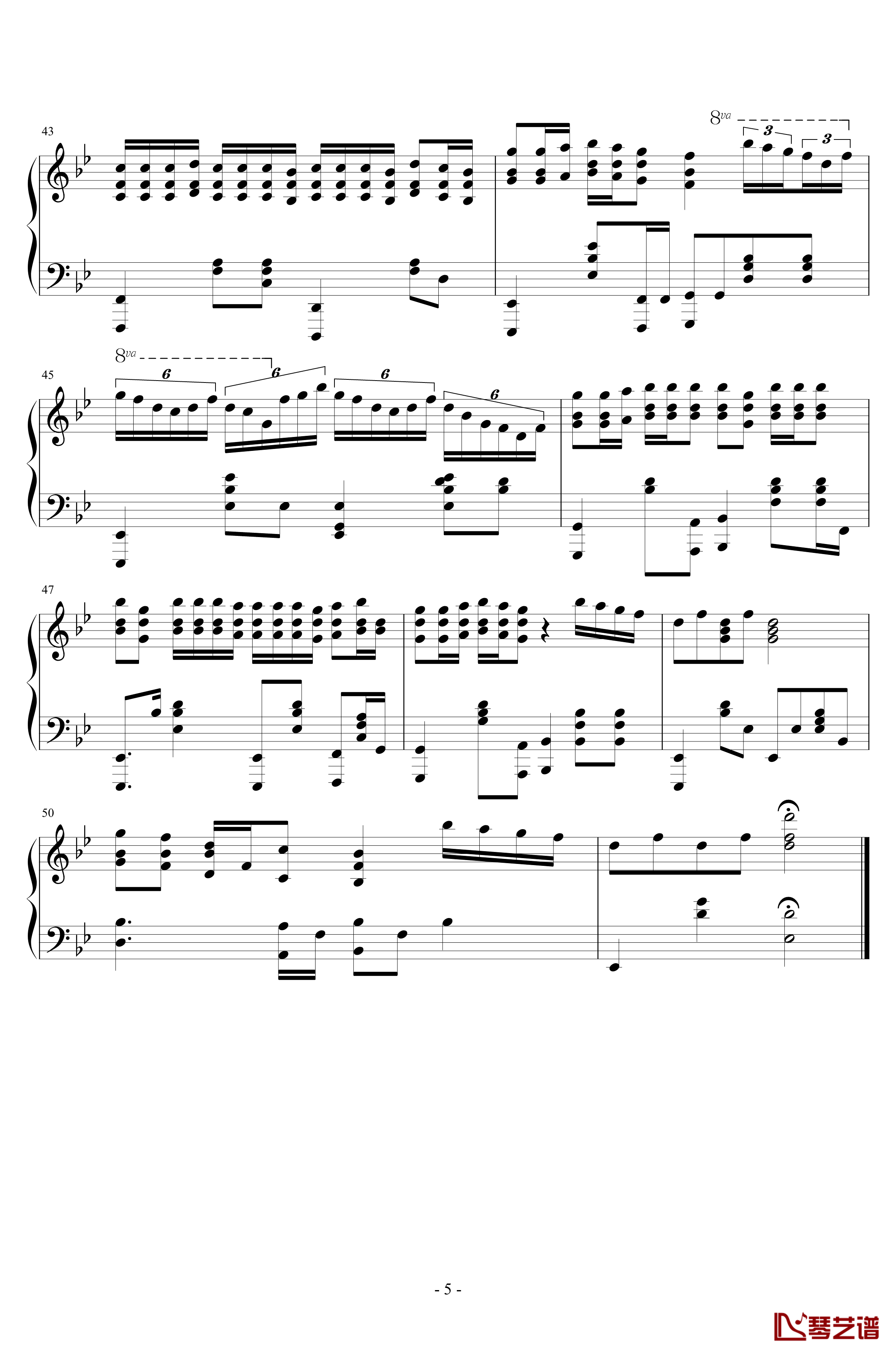 7Years钢琴谱-Lukas Graham