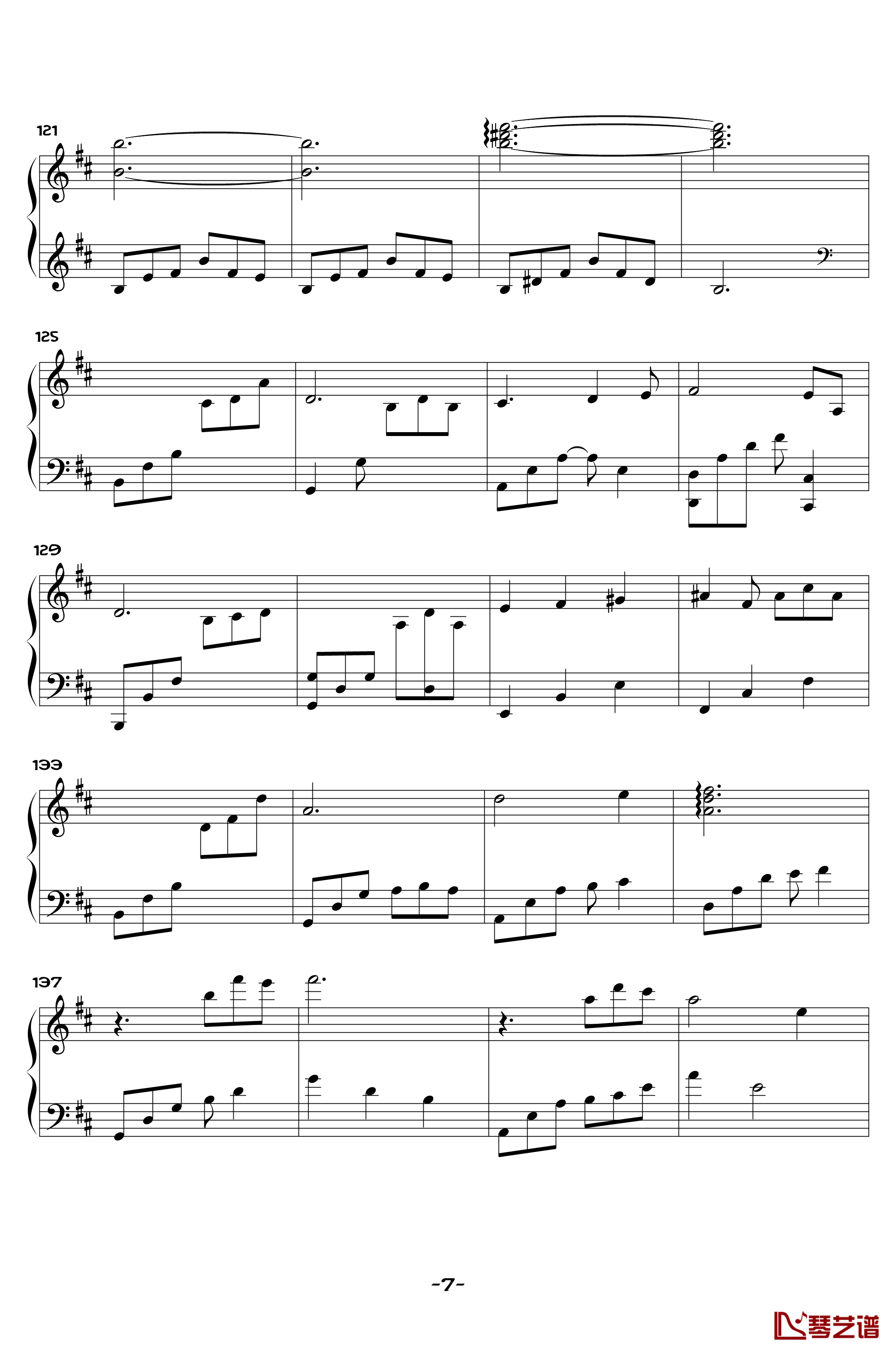 森之祭典钢琴谱-V.K克