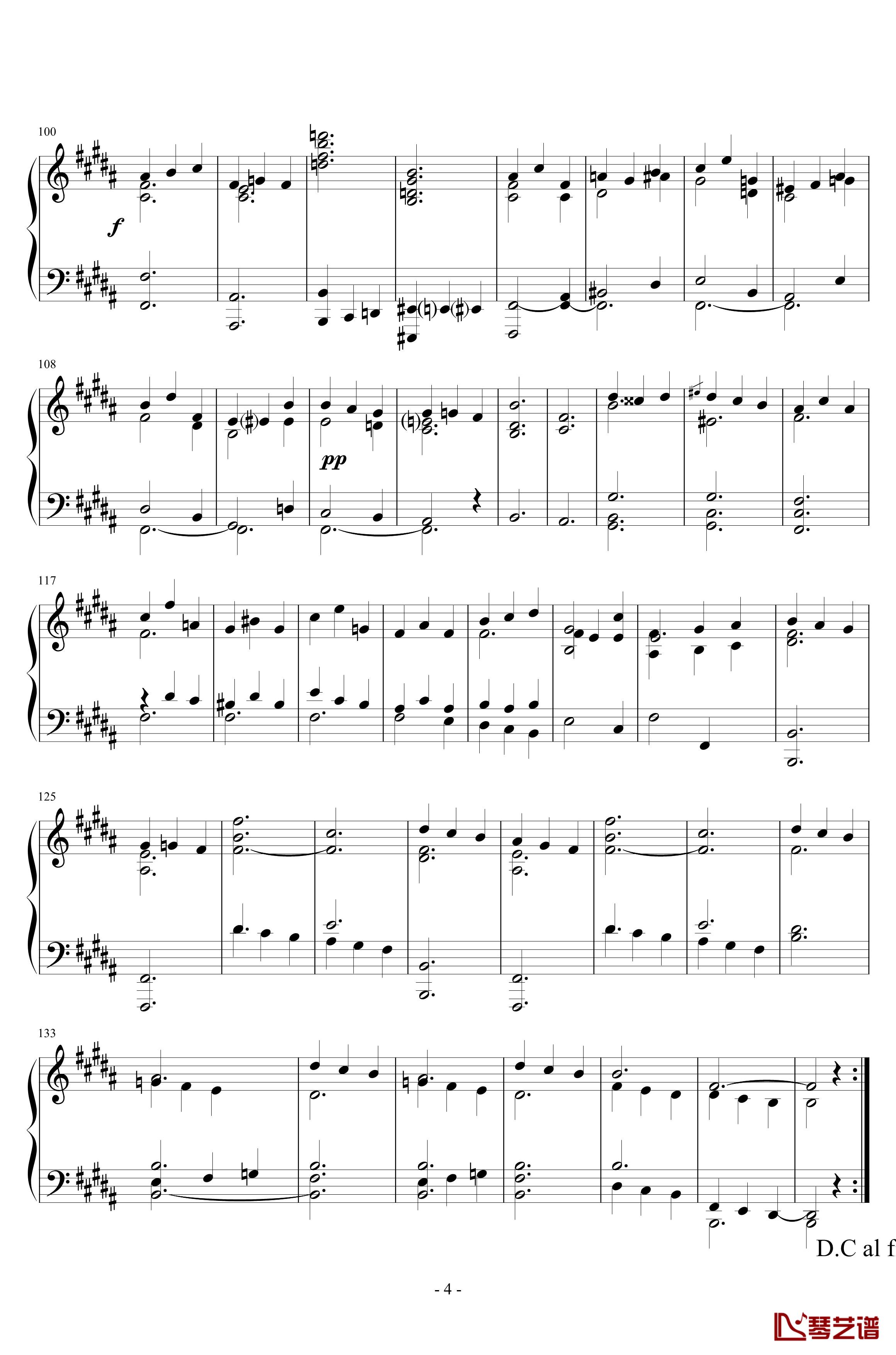 b小调第九钢琴奏鸣曲钢琴谱-Op.145第二乐章-谐谑曲-车尔尼-Czerny