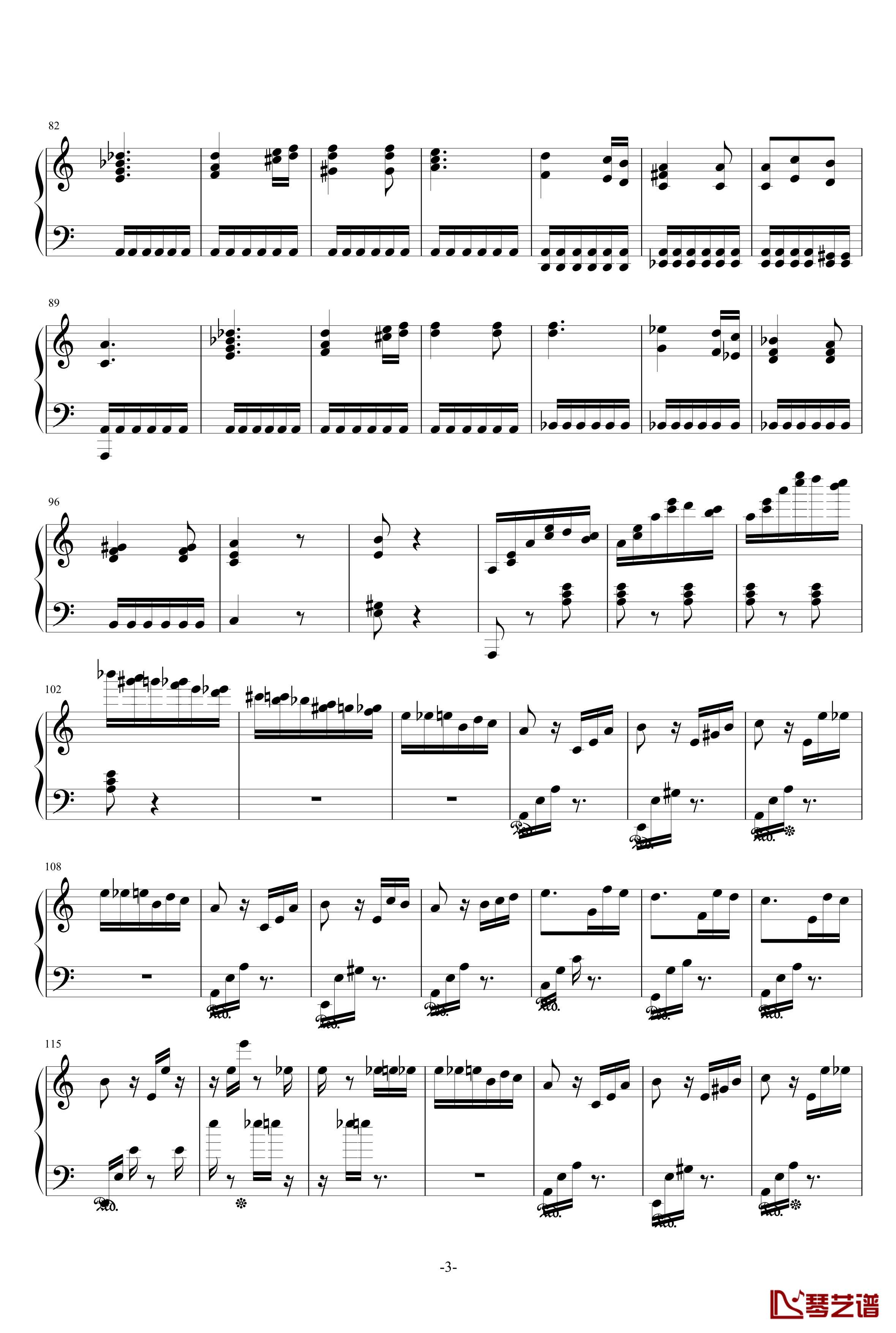 致爱丽丝钢琴谱-新春贺岁版-贝多芬-beethoven