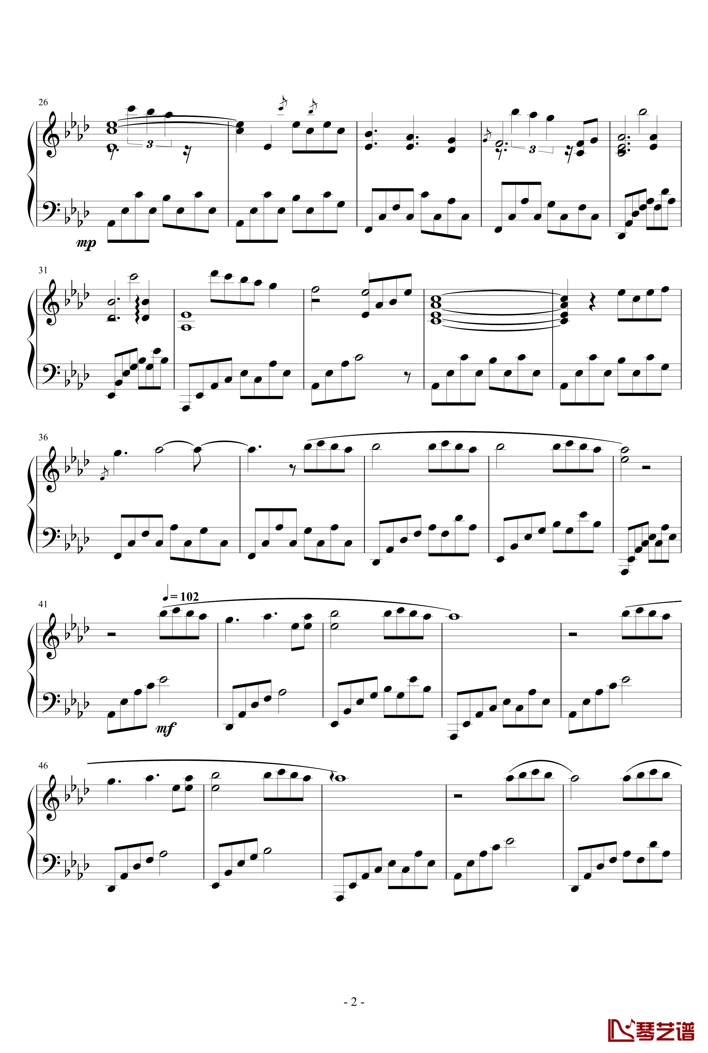 Moonlight钢琴谱-LEF