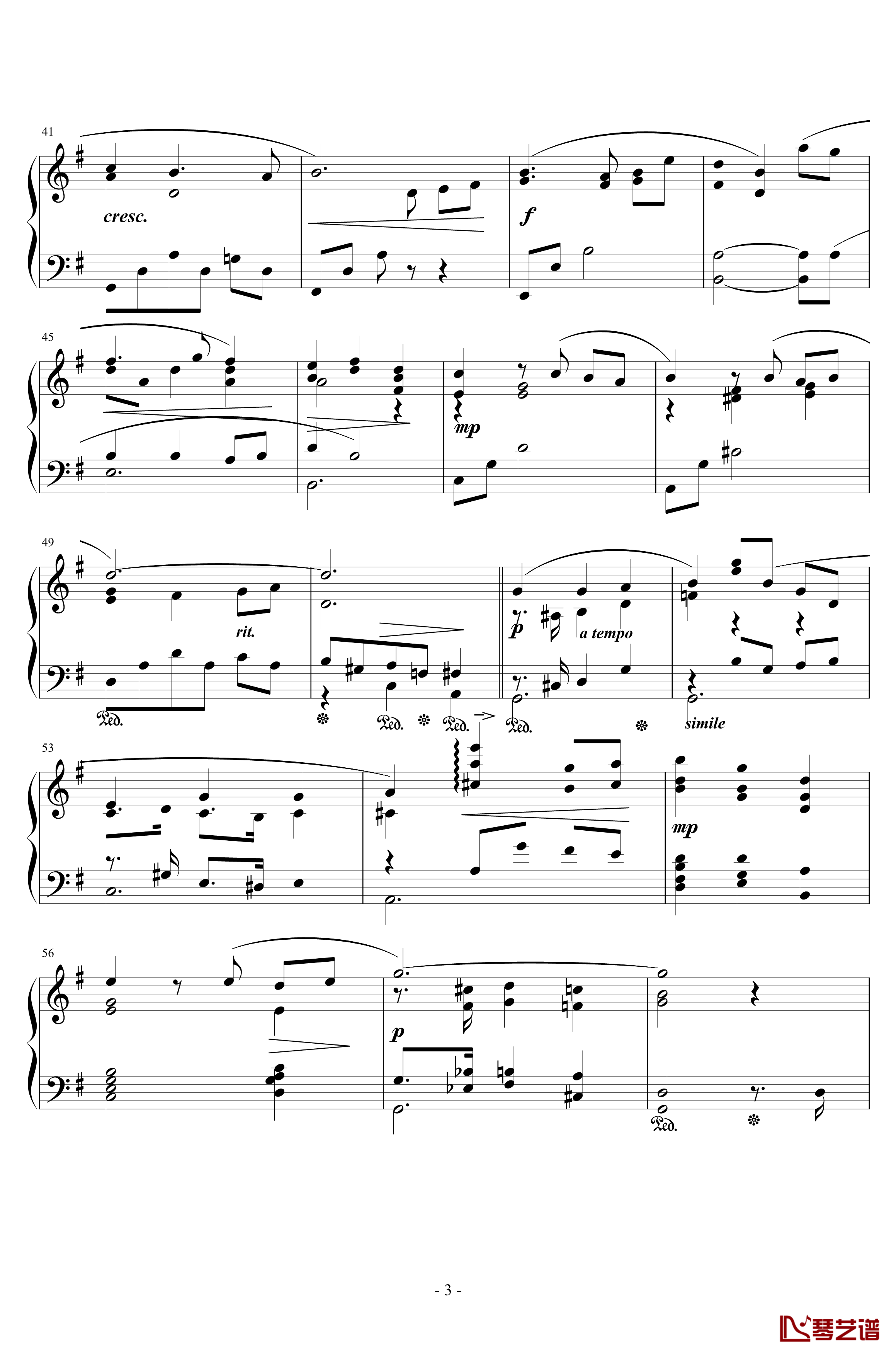 牧場の少年钢琴谱-A piano song in FINAL FANTASY VII-浜口史郎