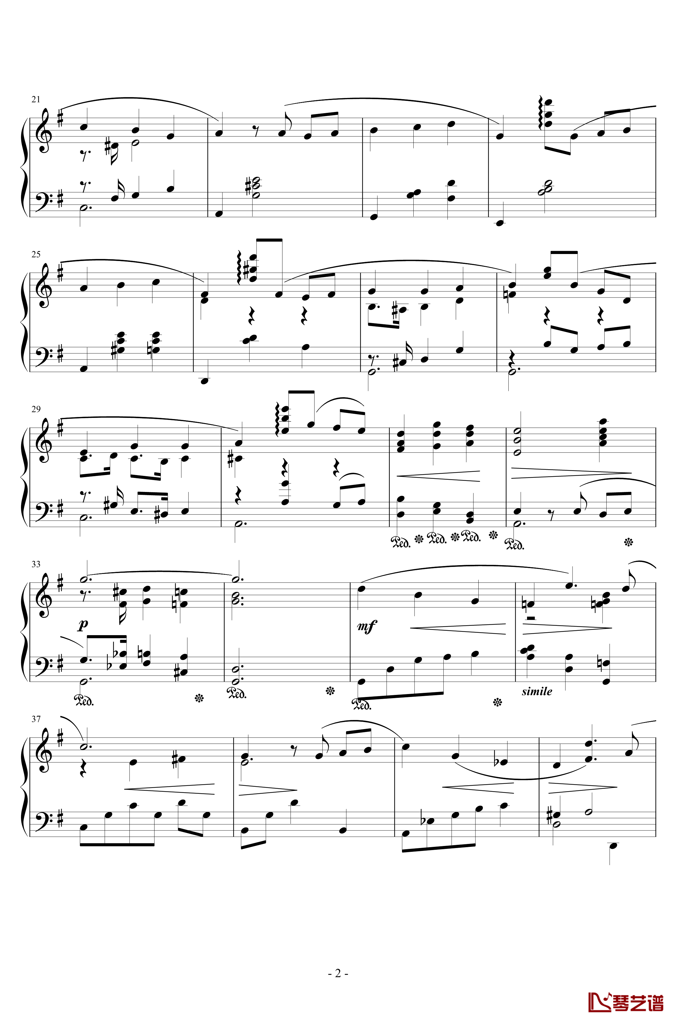 牧場の少年钢琴谱-A piano song in FINAL FANTASY VII-浜口史郎