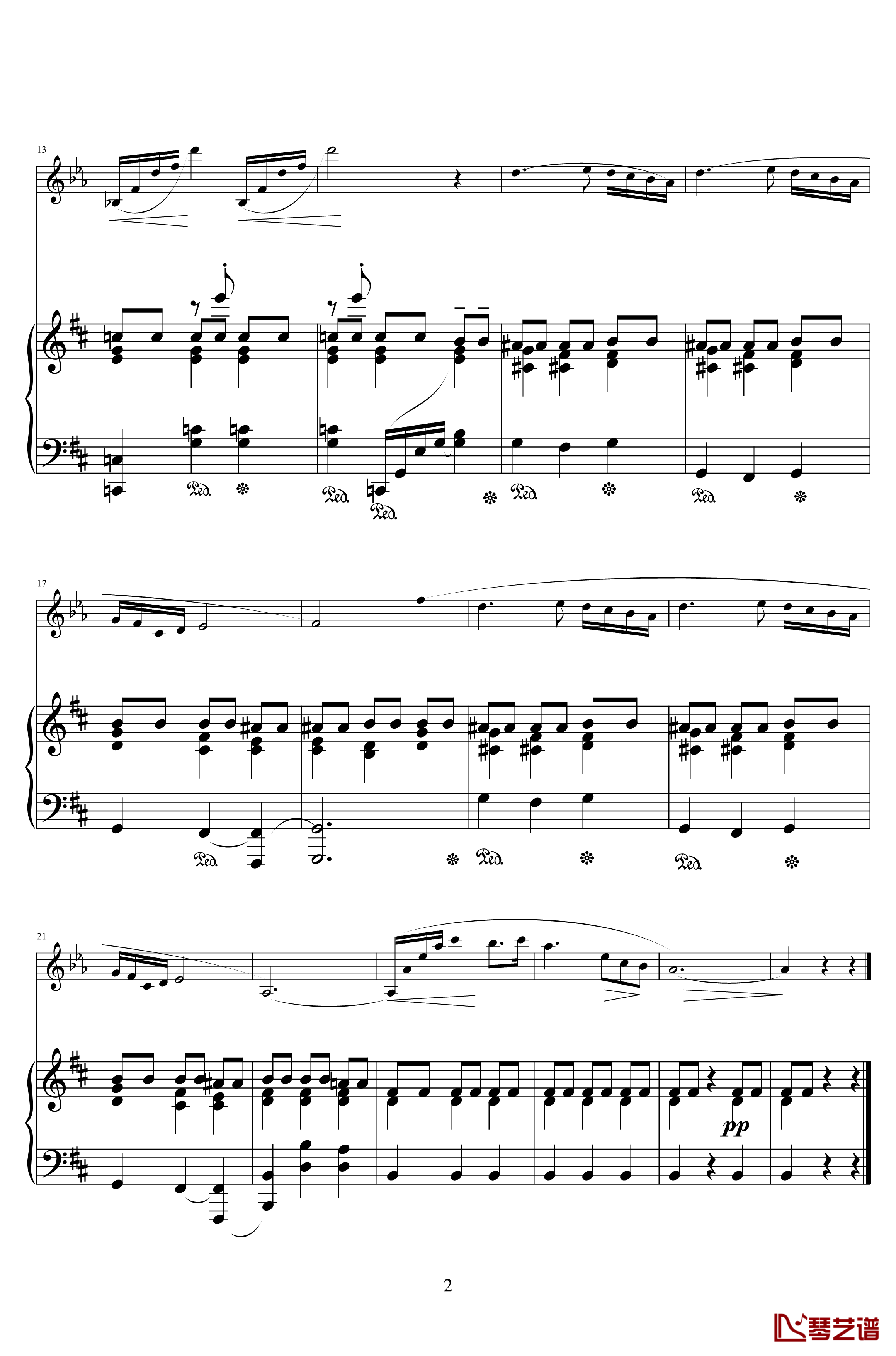 肖邦b小调钢琴谱-前奏曲-大提琴改编版--肖邦-chopin