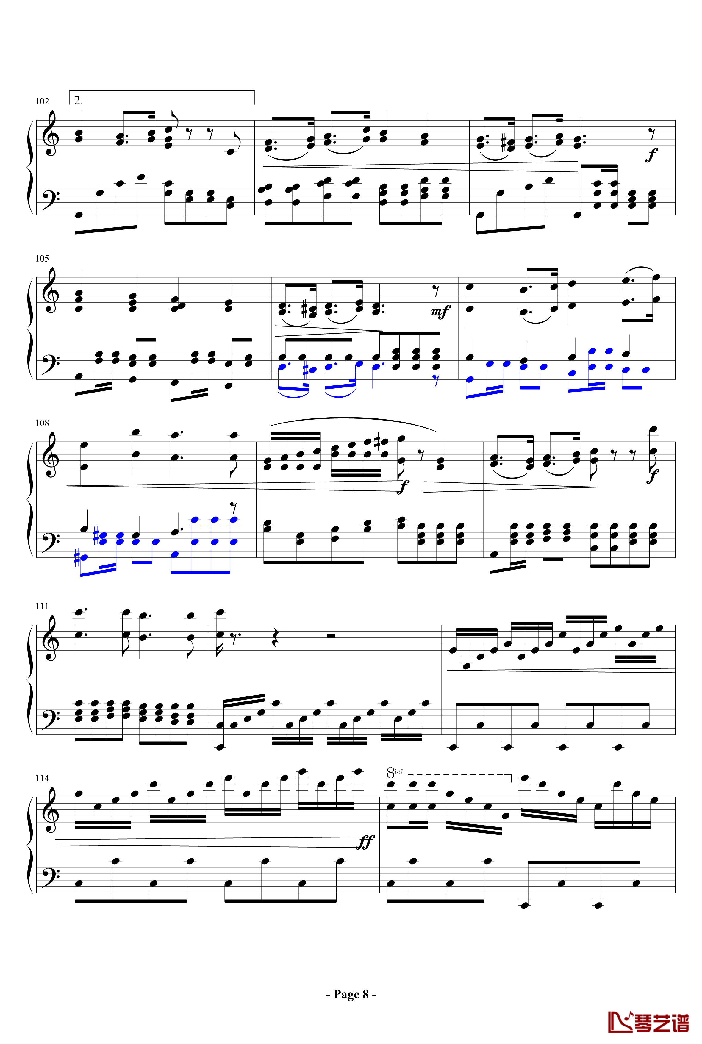 中考之后的回忆钢琴谱-lujianxiang555