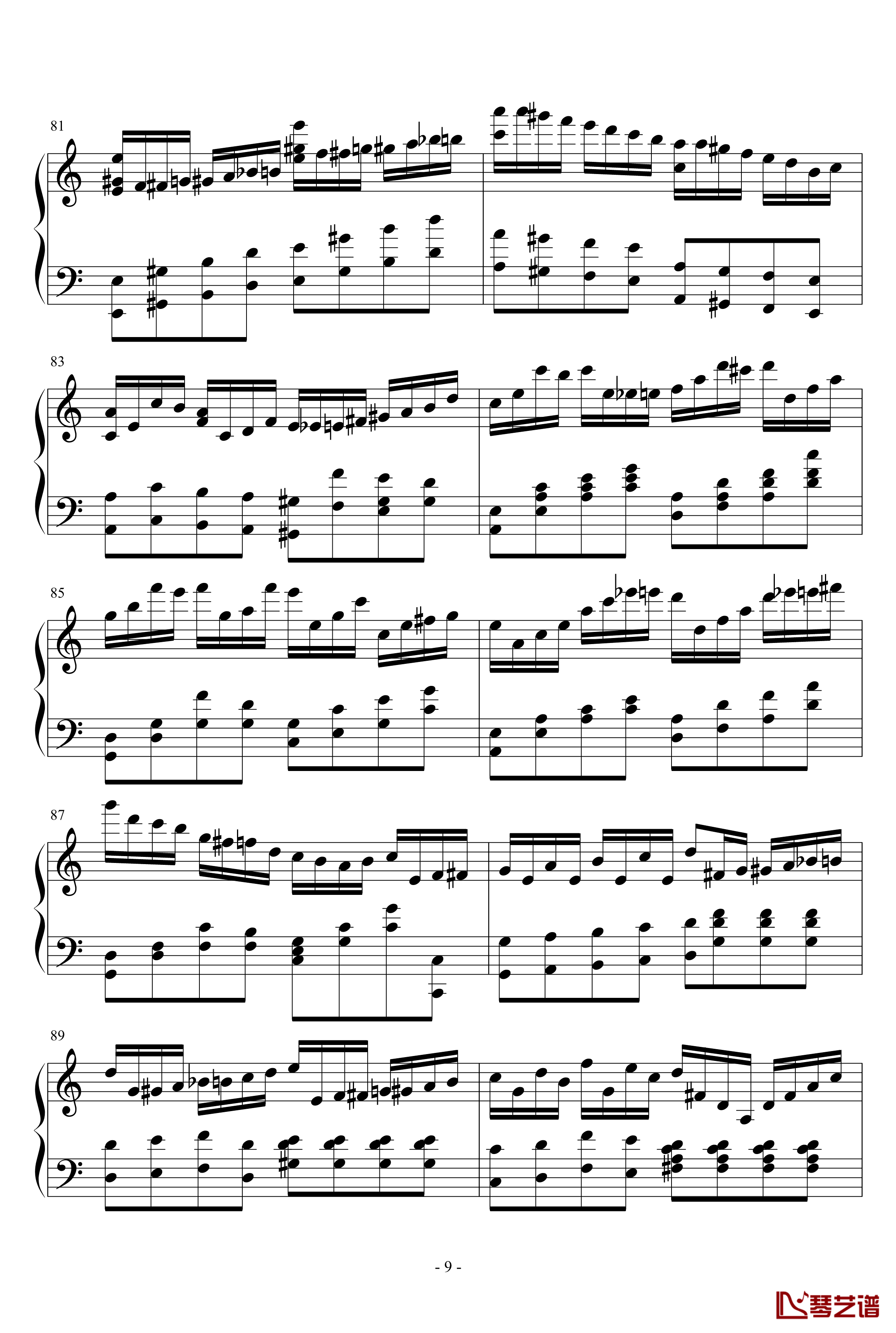 半音阶练习组曲钢琴谱-as2134