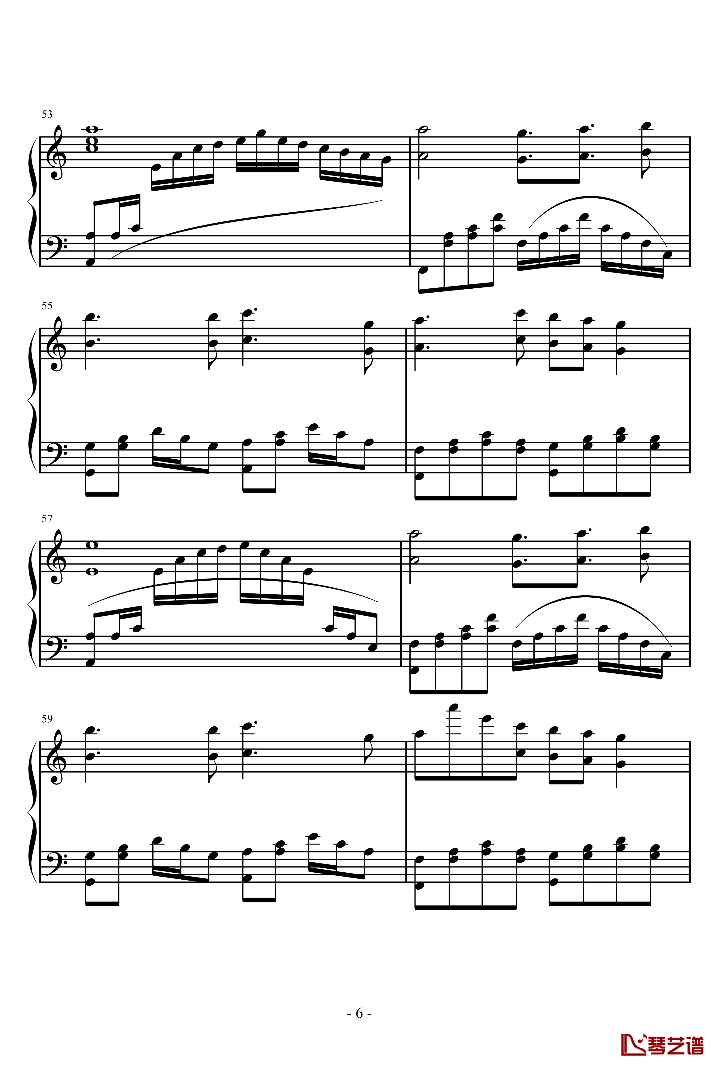轨乐起源钢琴谱-八云轨