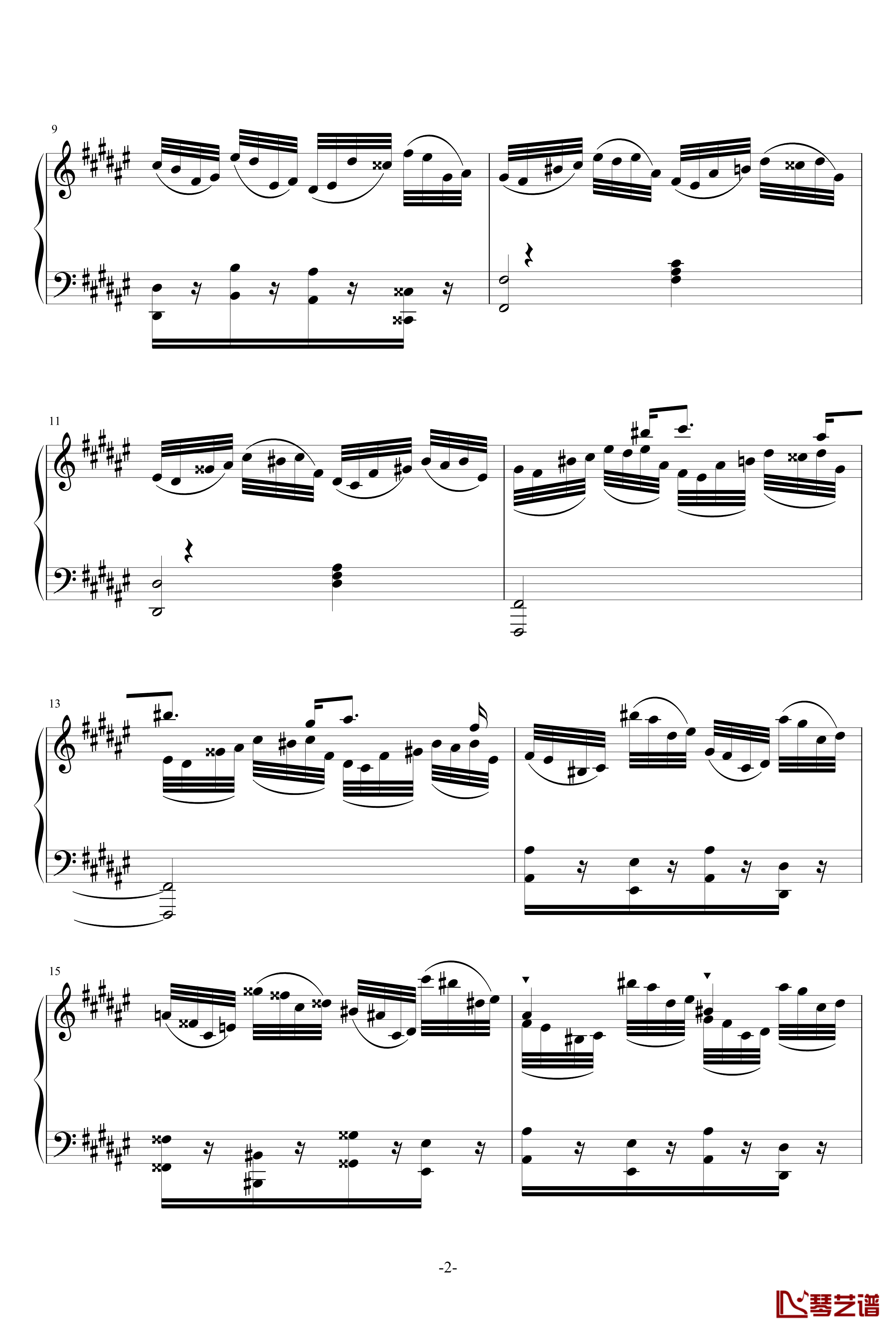 Etude in D sharp minor钢琴谱-KioooS