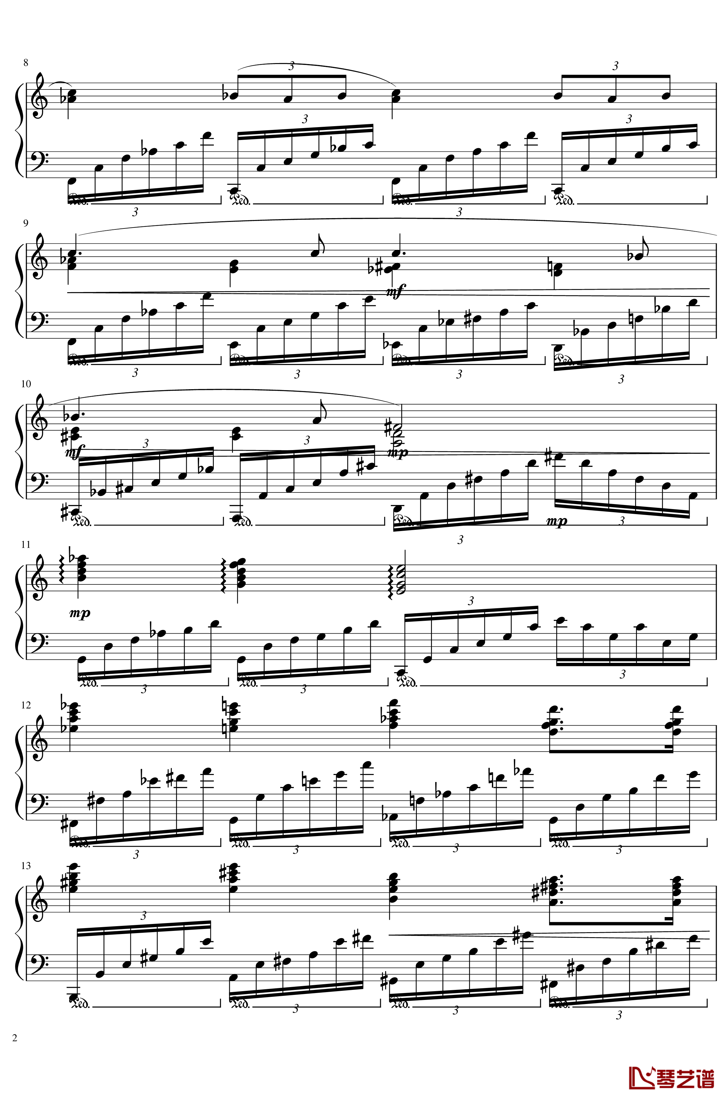 Ballade No.2, Op.93 谱子钢琴谱-一个球