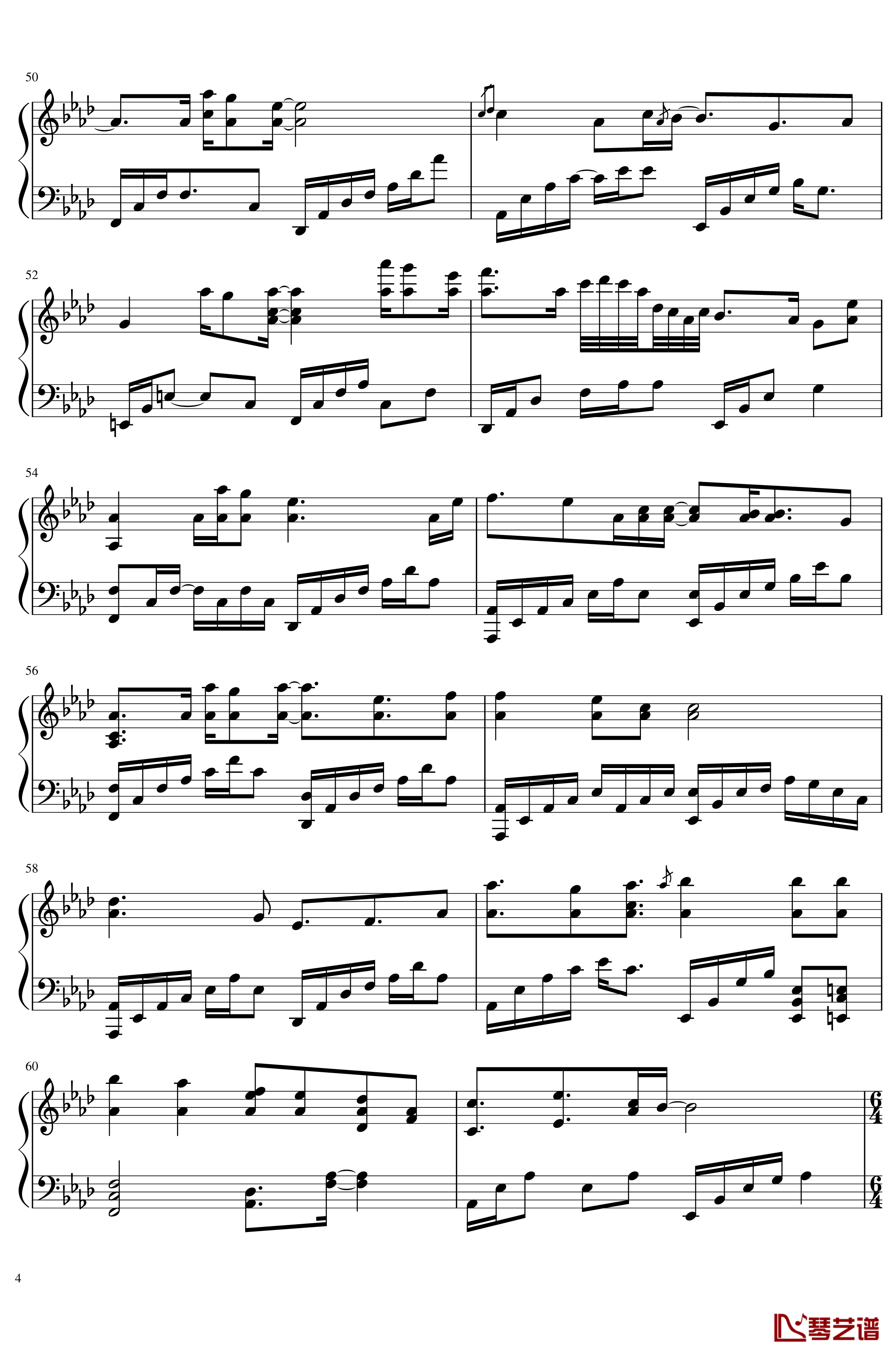 Hold on a little longer钢琴谱- Xeuphoria