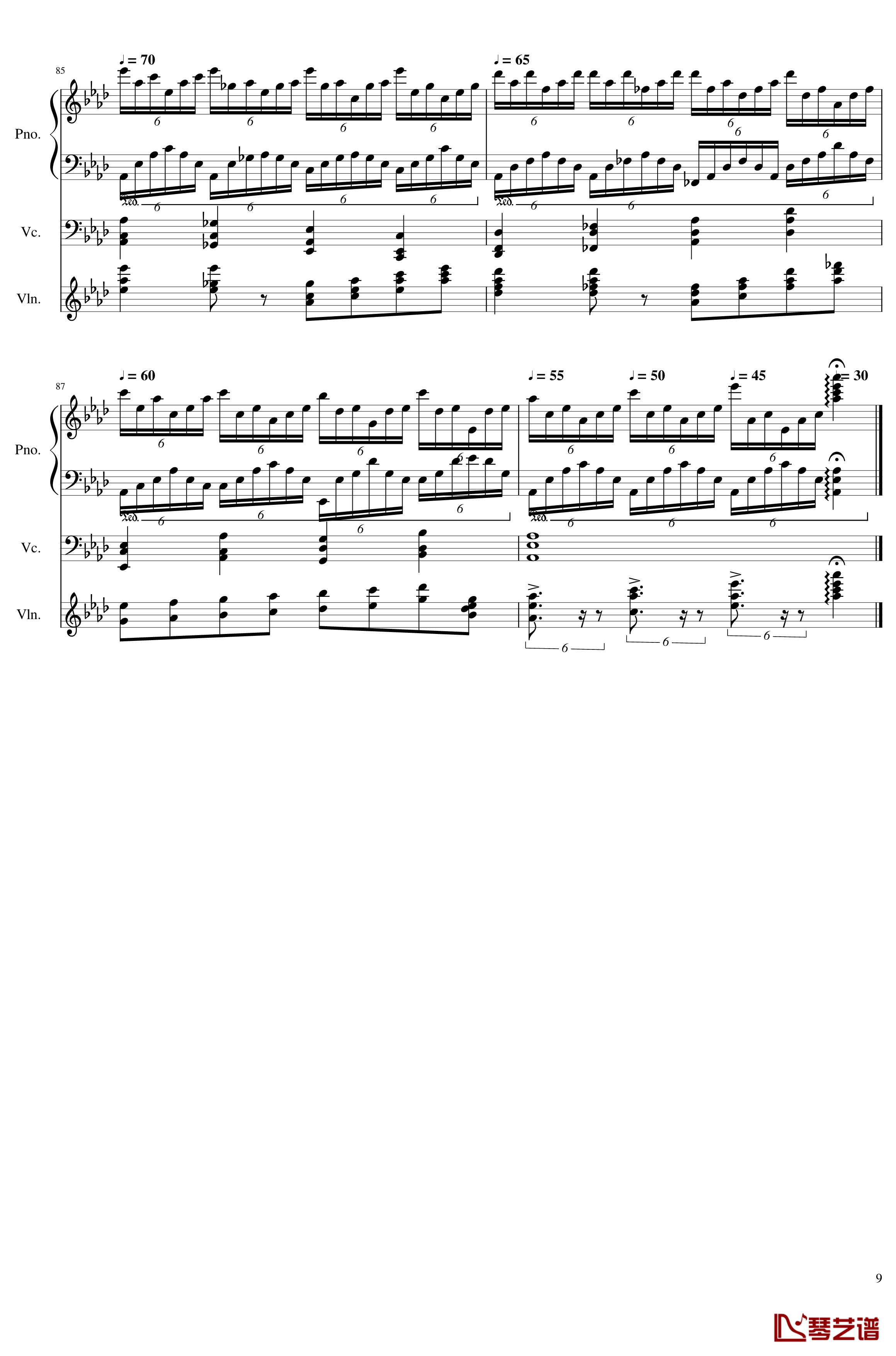 Op.3-2钢琴谱-年老色衰-SunnyAK47