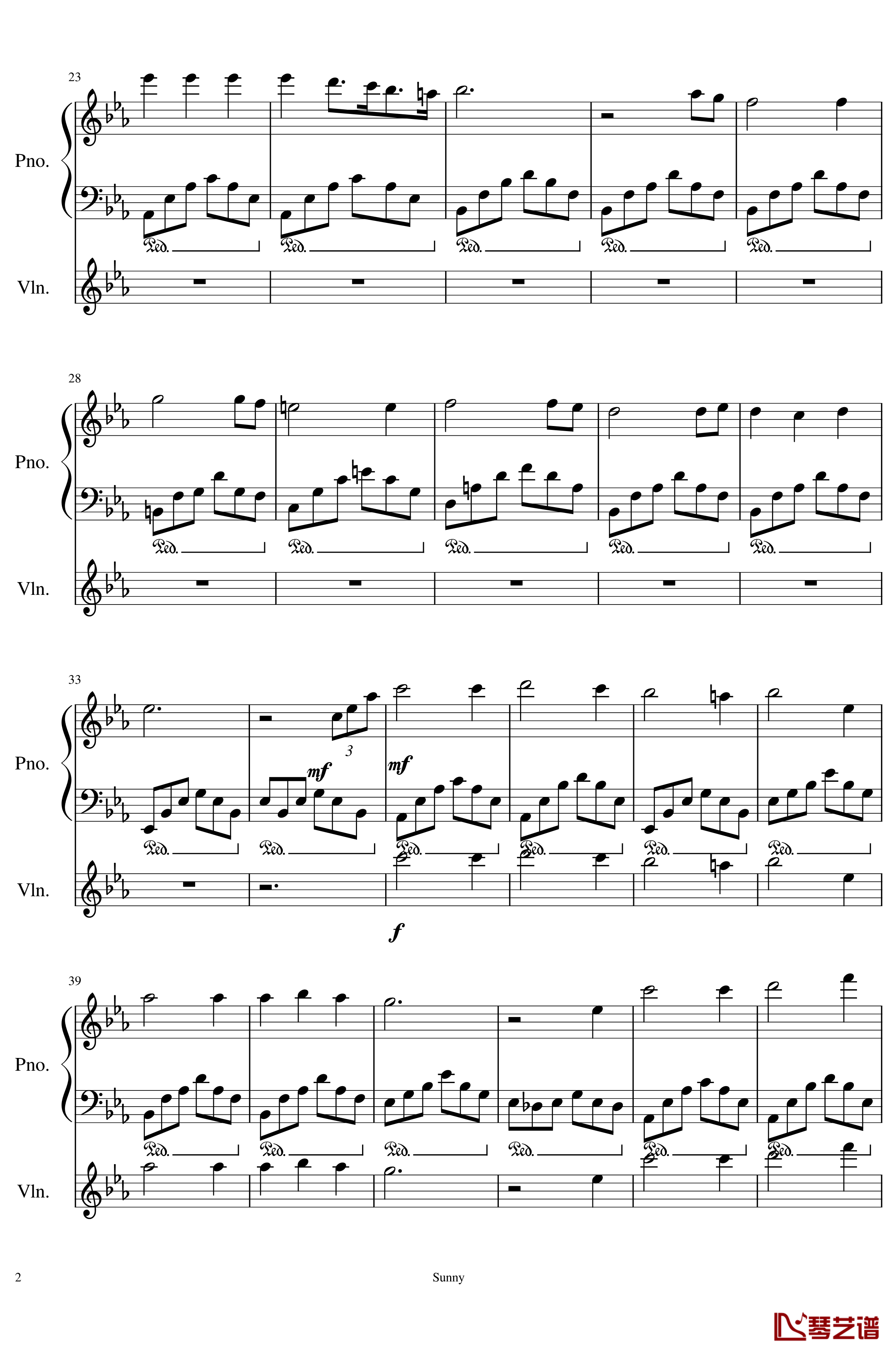 Op.1-1 钢琴谱-My First Music-SunnyAK47