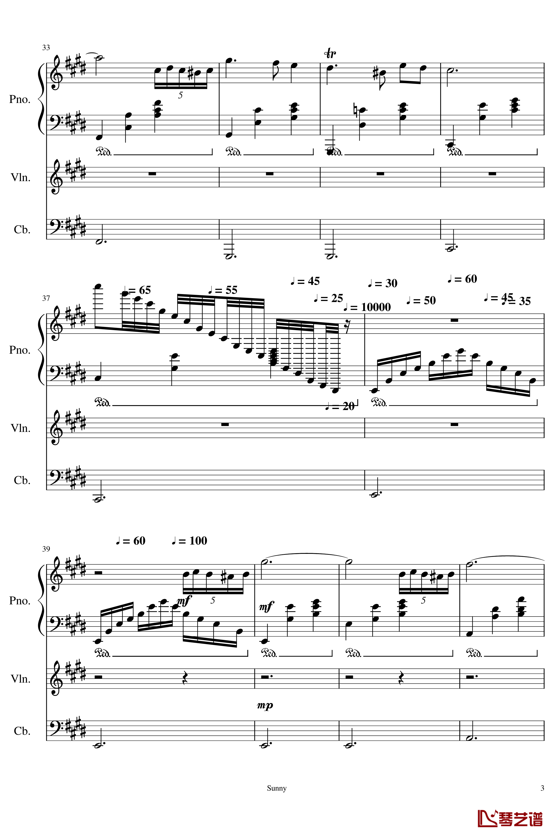 Op.1-2 钢琴谱-最苦与最乐-SunnyAK47