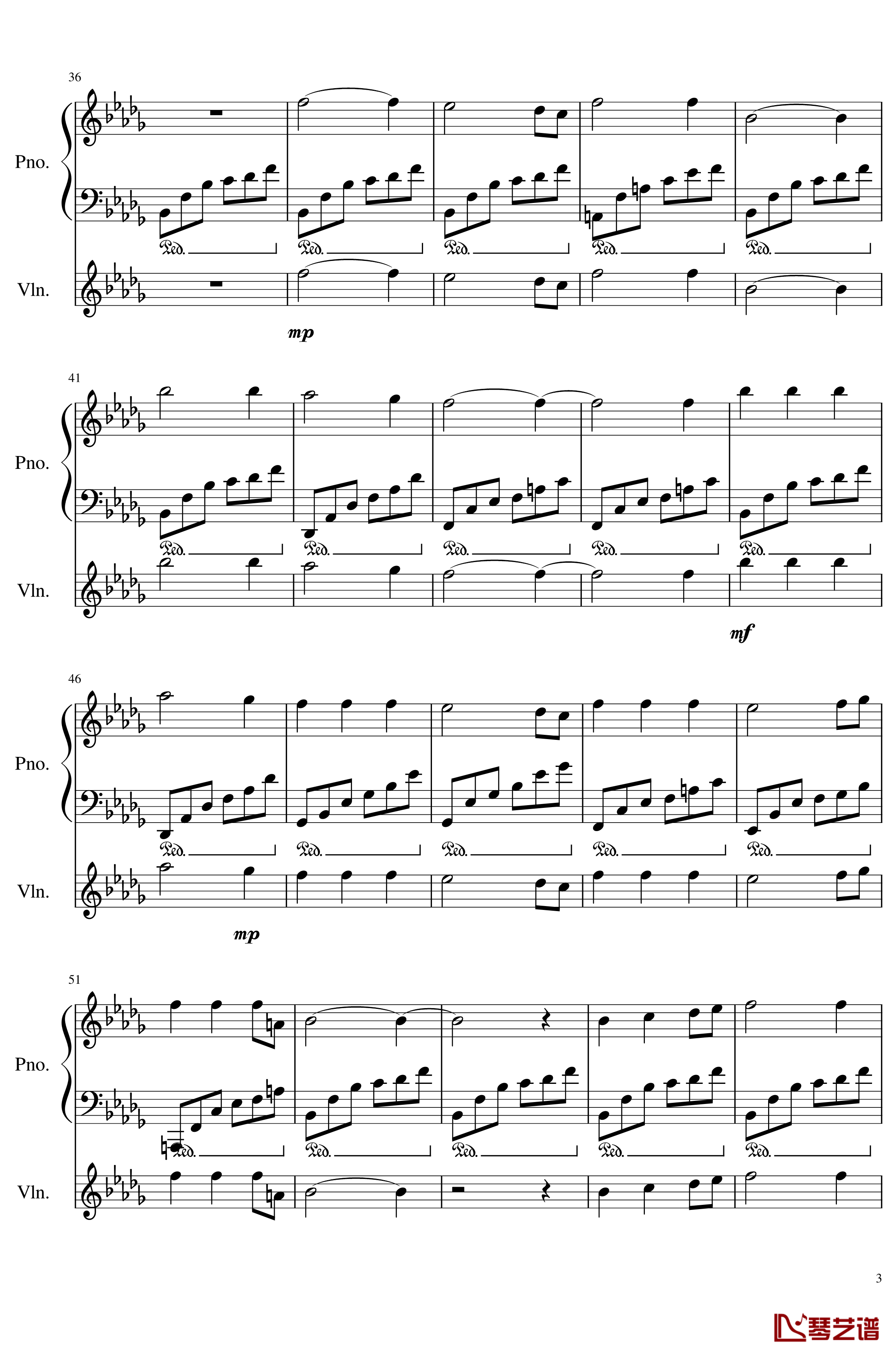 Op.2-2钢琴谱-黎明-SunnyAK47