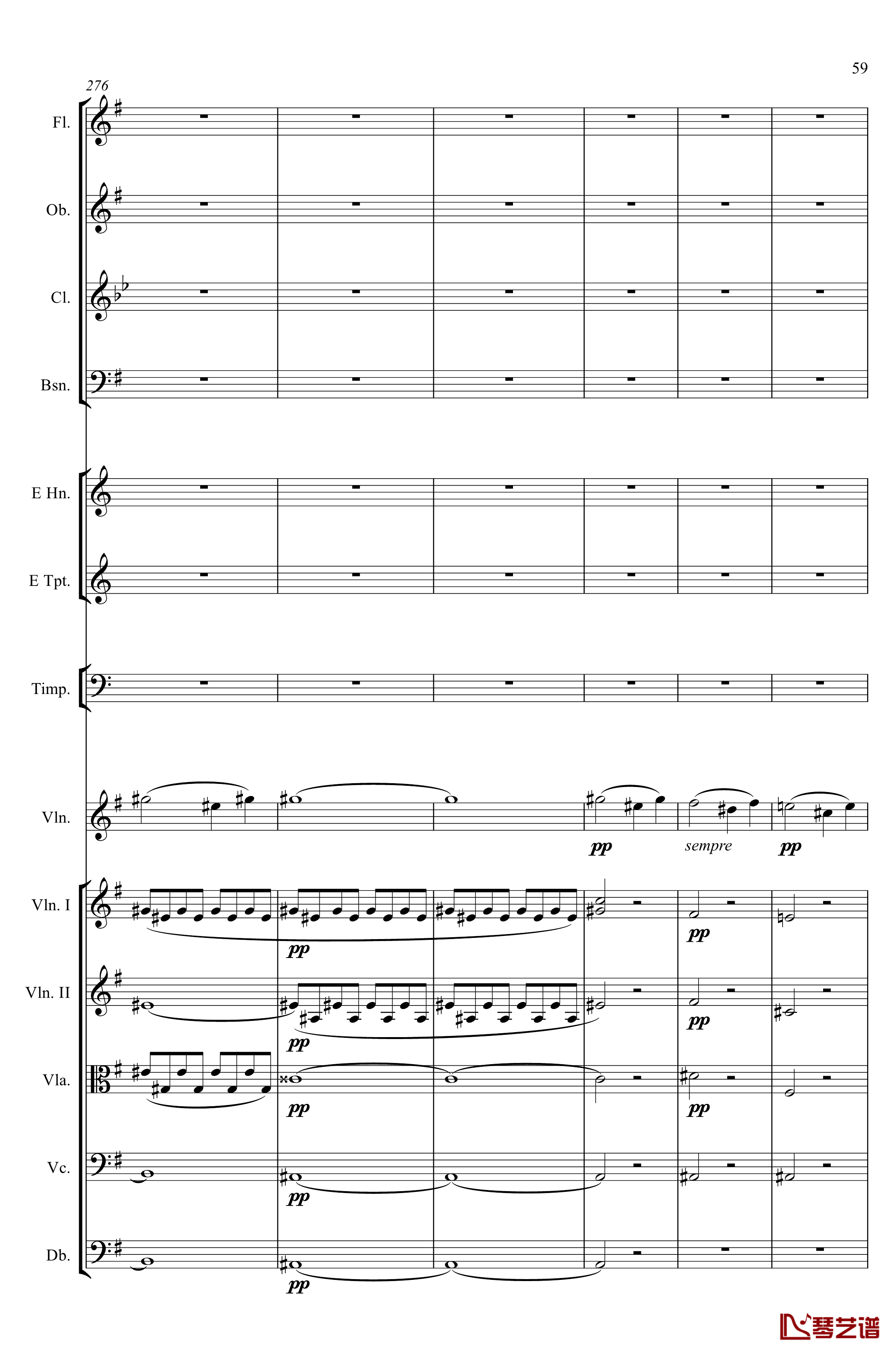 e小调小提琴协奏曲Op.64钢琴谱-第一乐章-门德尔松