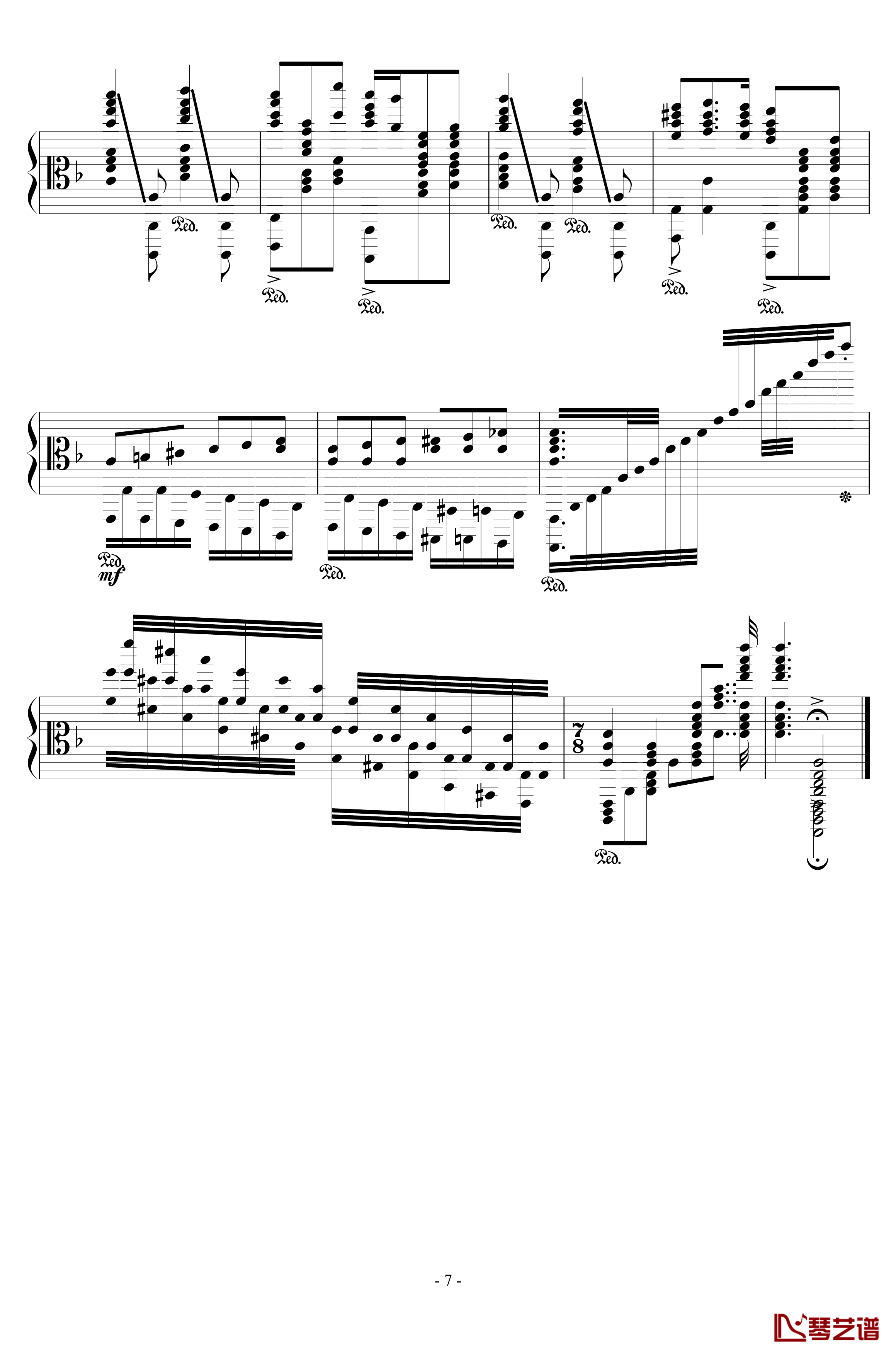 加勒比海盗钢琴谱-混合版-Hans Zimmer