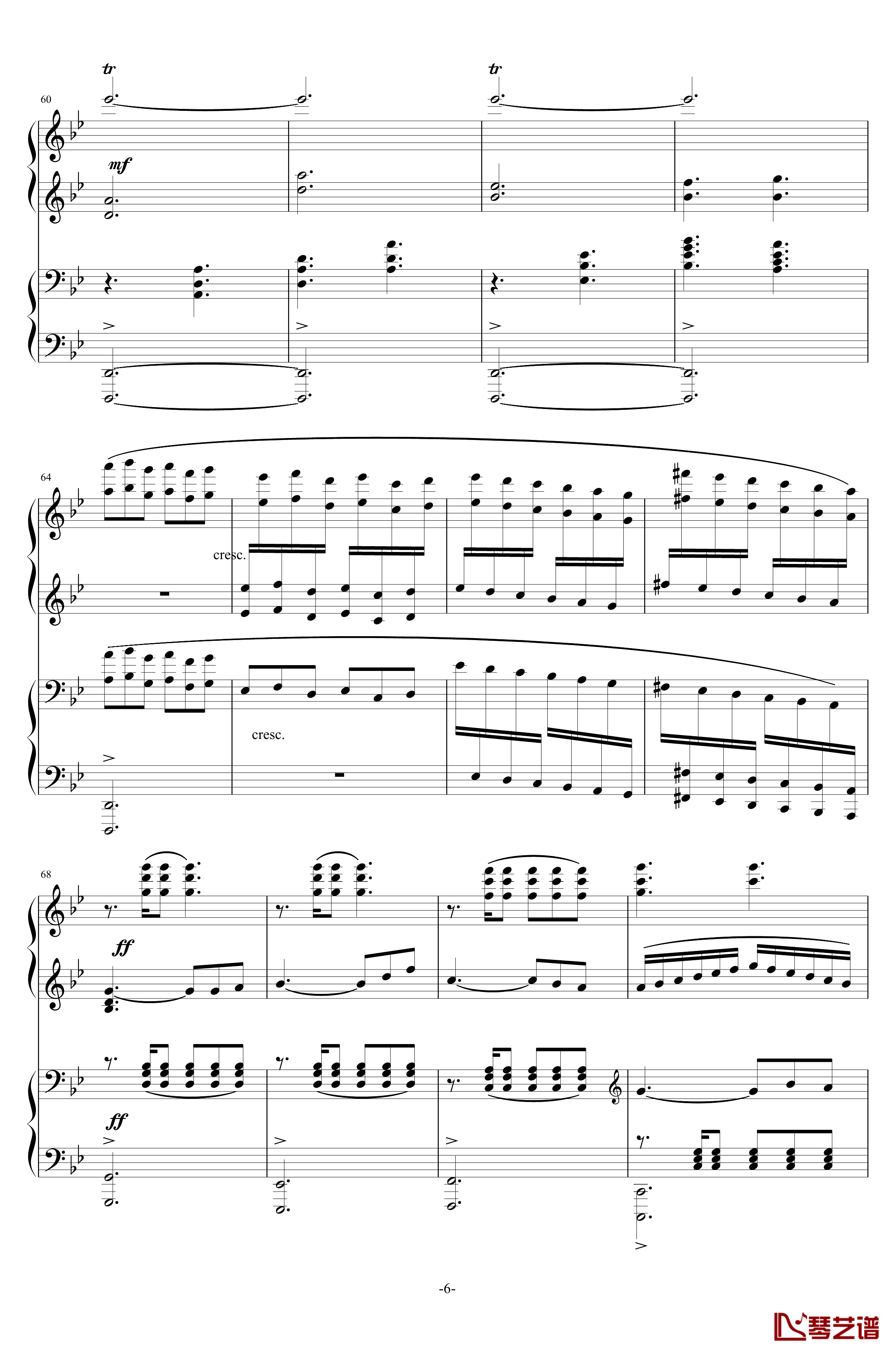 OST APOCALYPSIS NOCTIS 钢琴谱-Piano duet-最终幻想XV
