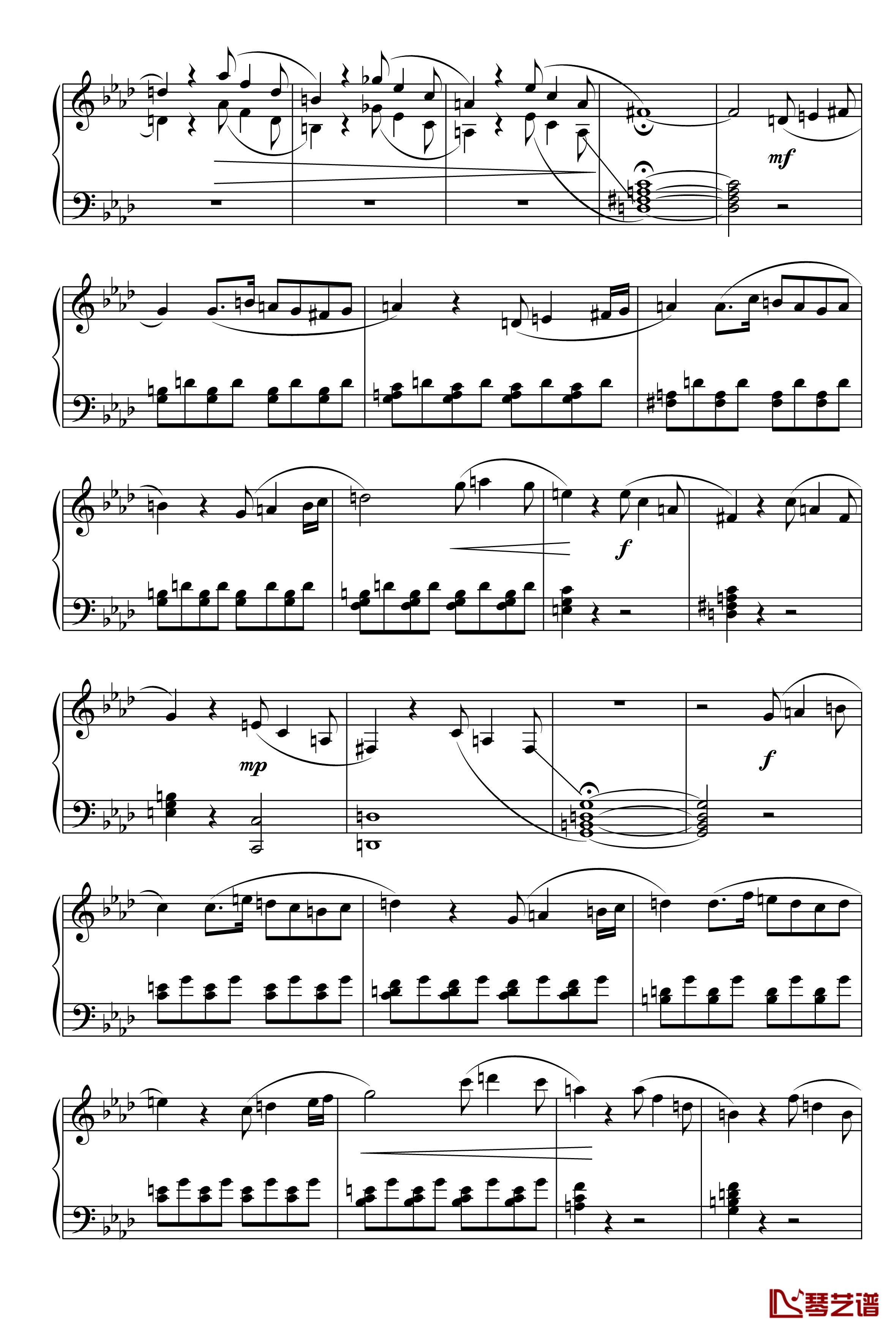 Sonatina in A钢琴谱-flat-hellomato