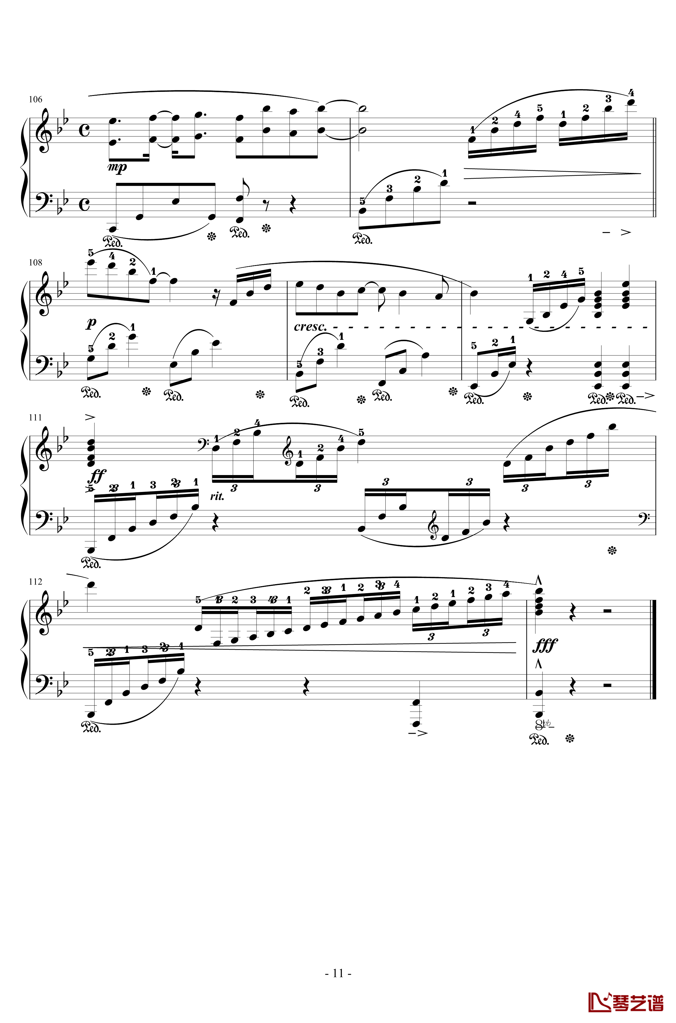 樱之雨钢琴谱-交响乐版-初音未来