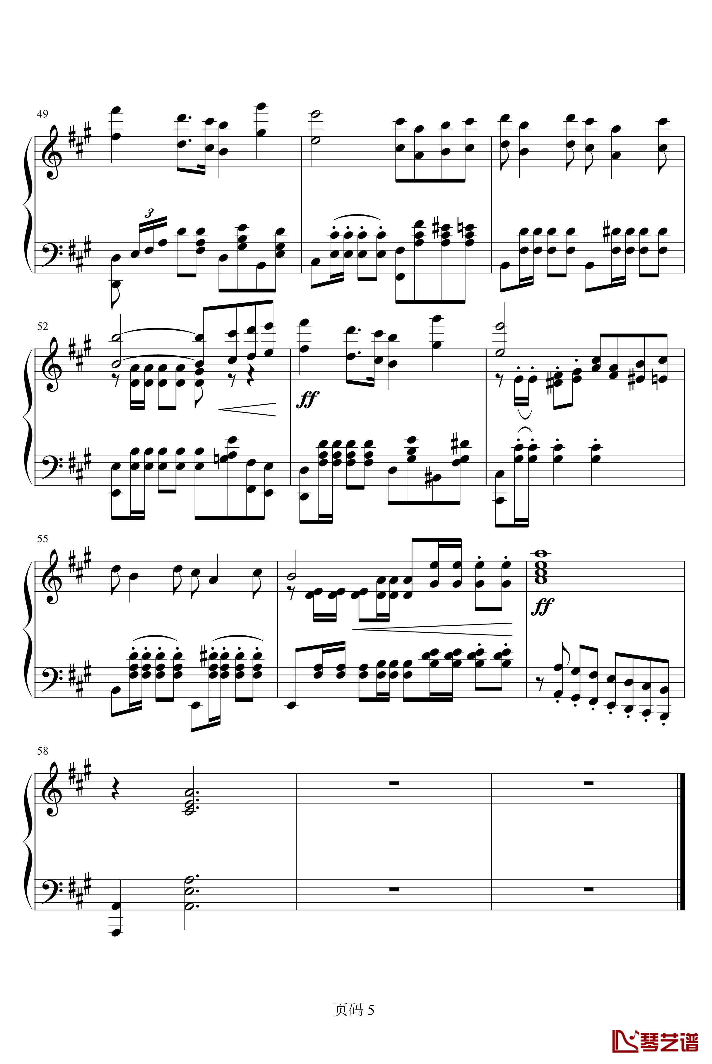 rufus welcoming钢琴谱-最终幻想