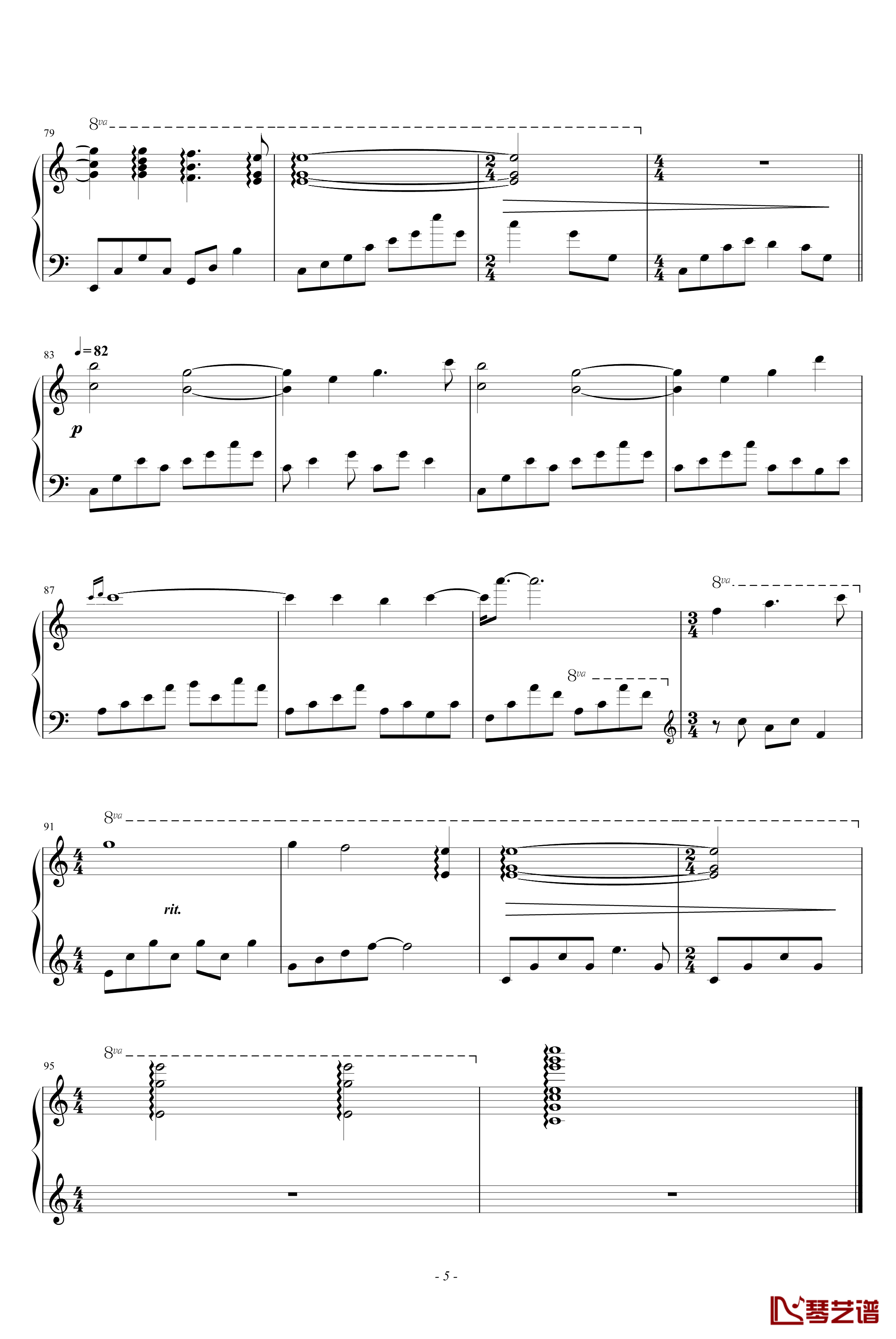 Gracefully钢琴谱-Giovanni Marradi-乔瓦尼