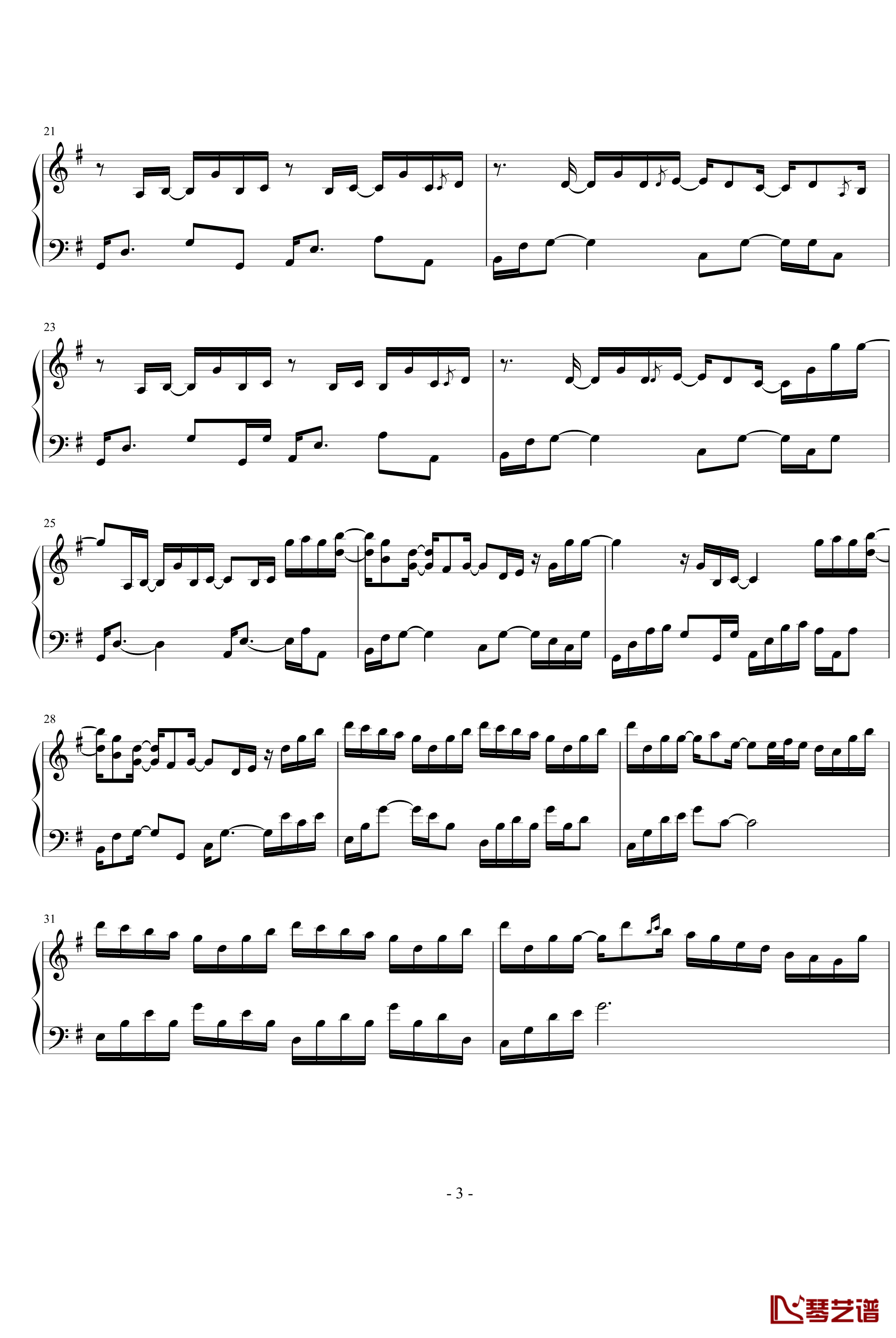 It&#039;s your day钢琴谱-Yiruma