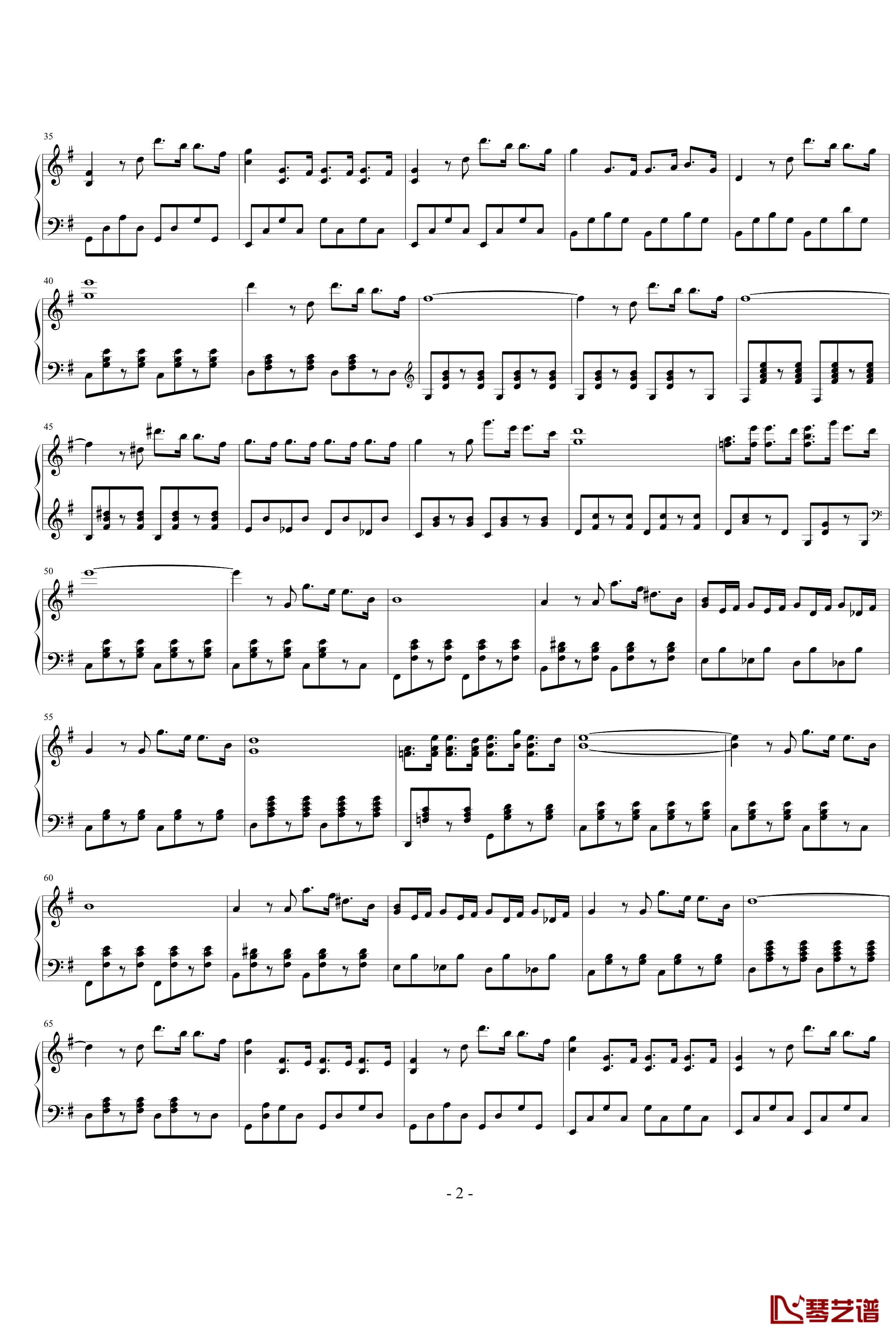 Spring Rain钢琴谱-Yiruma