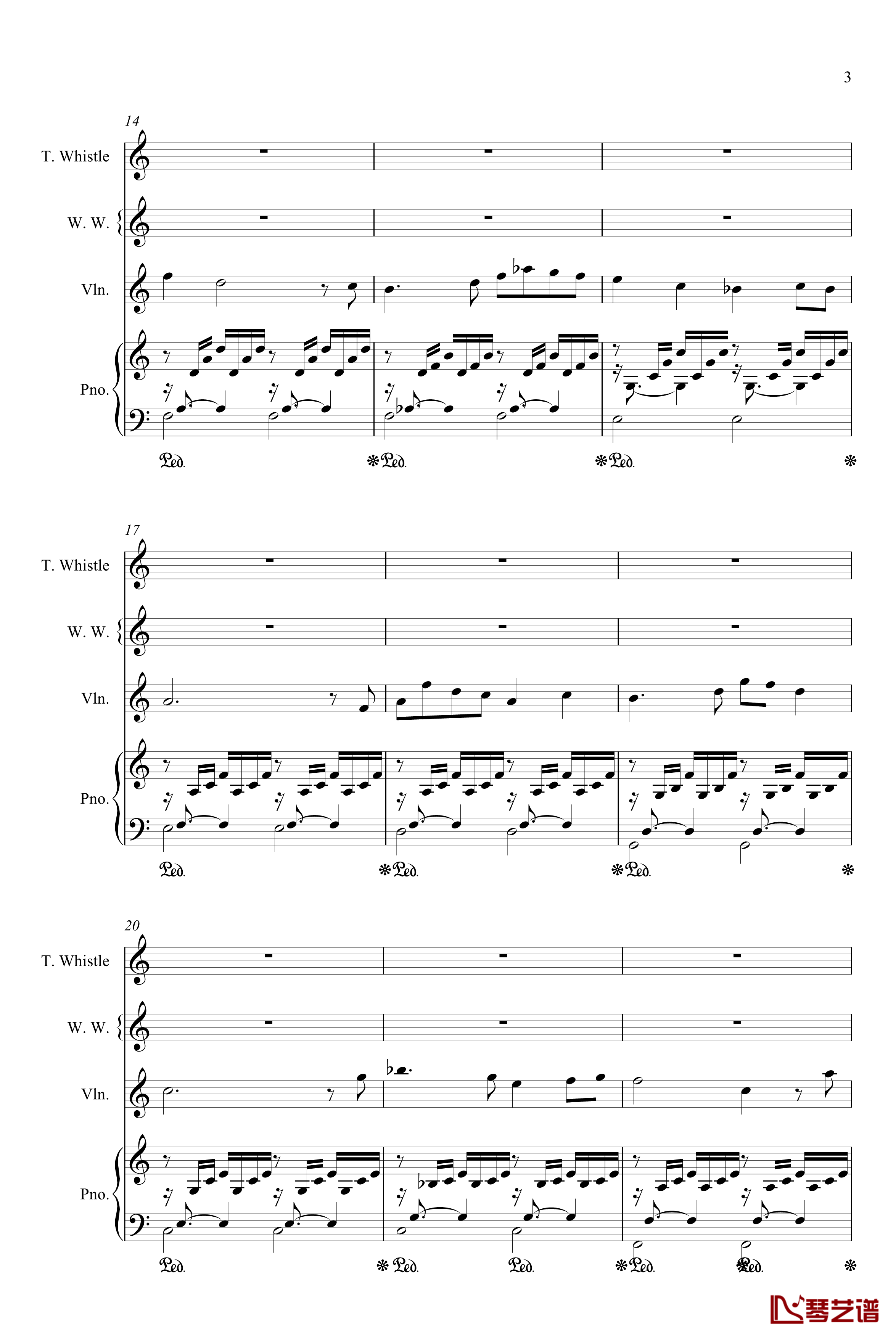 巴赫前奏曲钢琴谱-巴赫-P.E.Bach