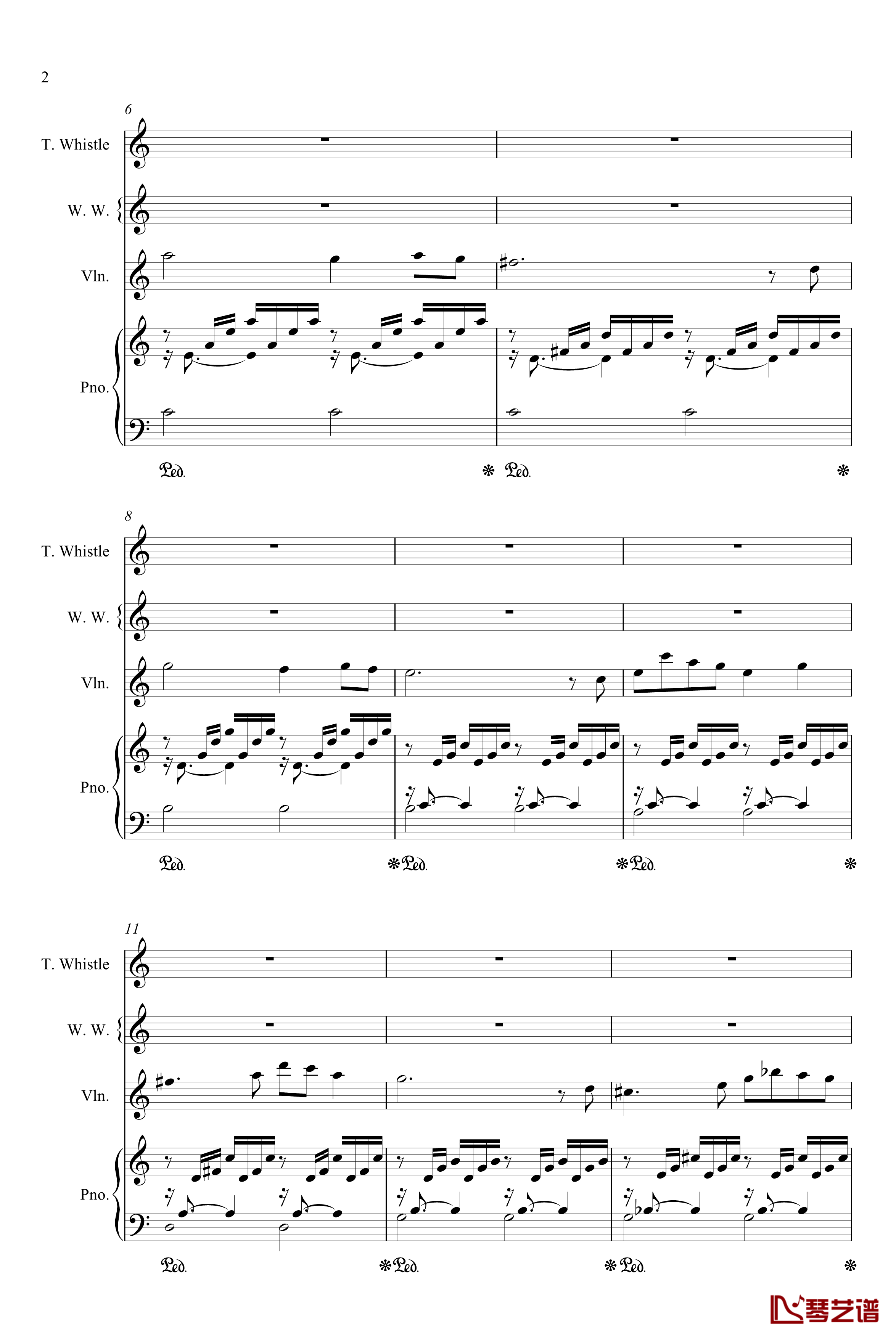巴赫前奏曲钢琴谱-巴赫-P.E.Bach