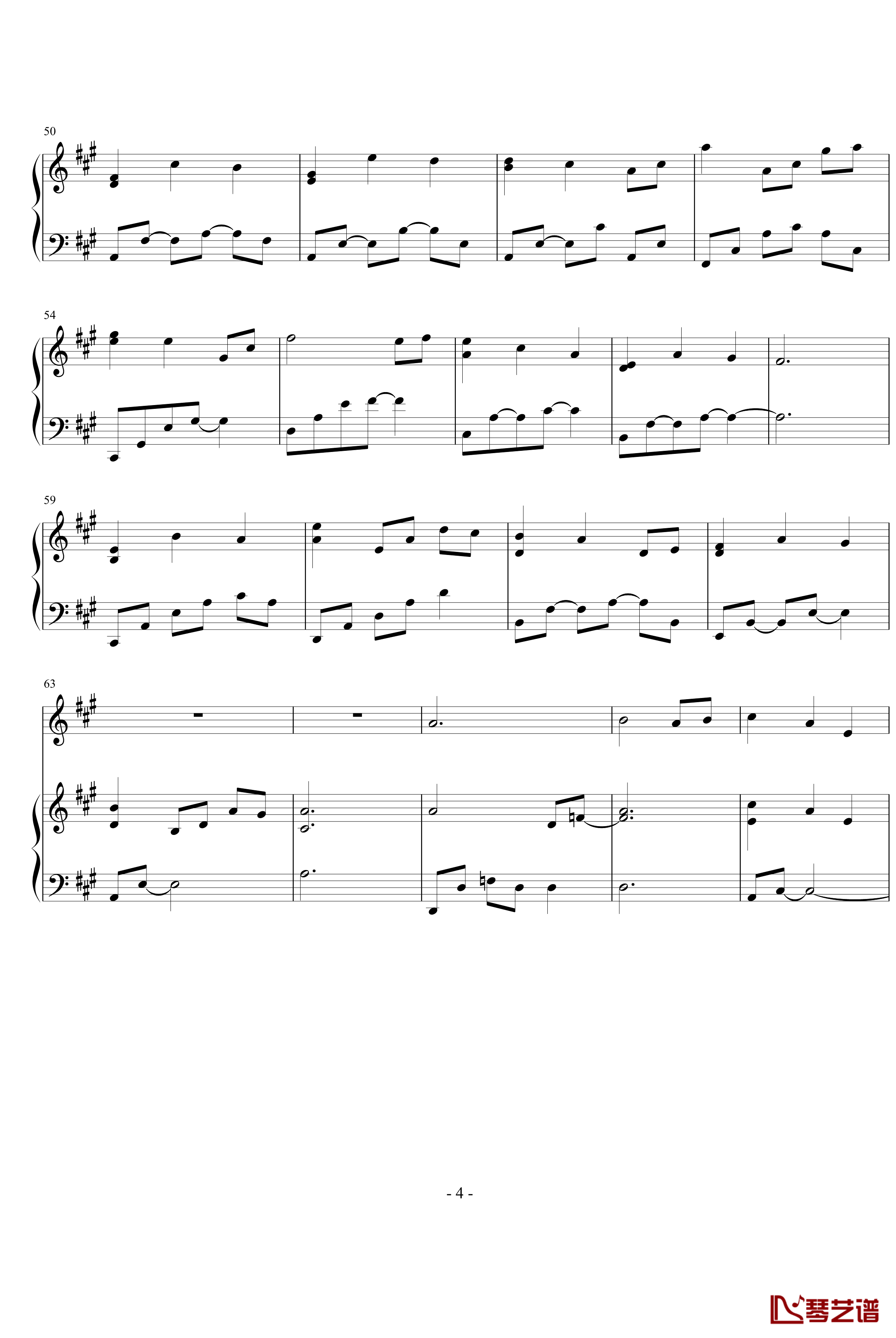 Ahpeuge Hweemong Hagi钢琴谱-Yiruma
