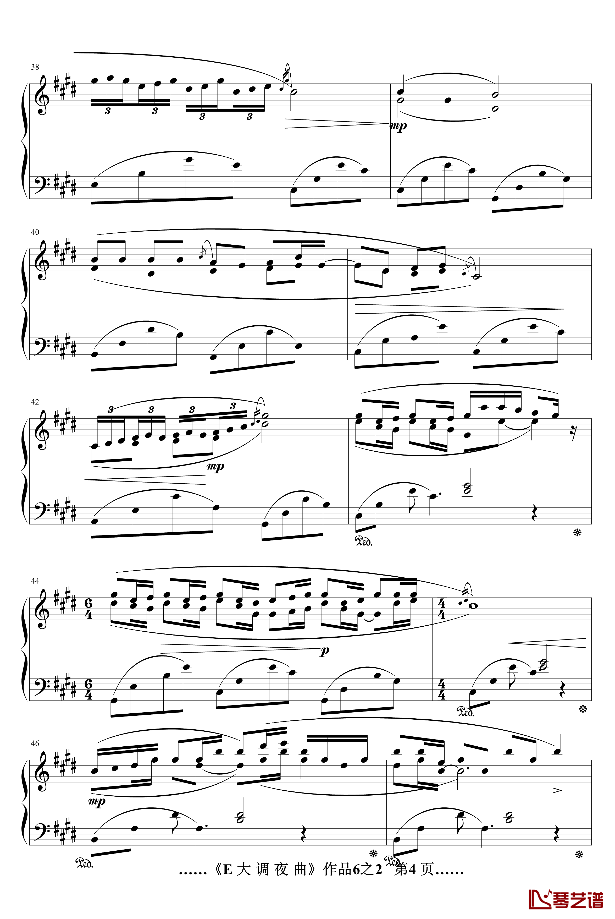 E大调夜曲op6.2钢琴谱-080810-jerry5743