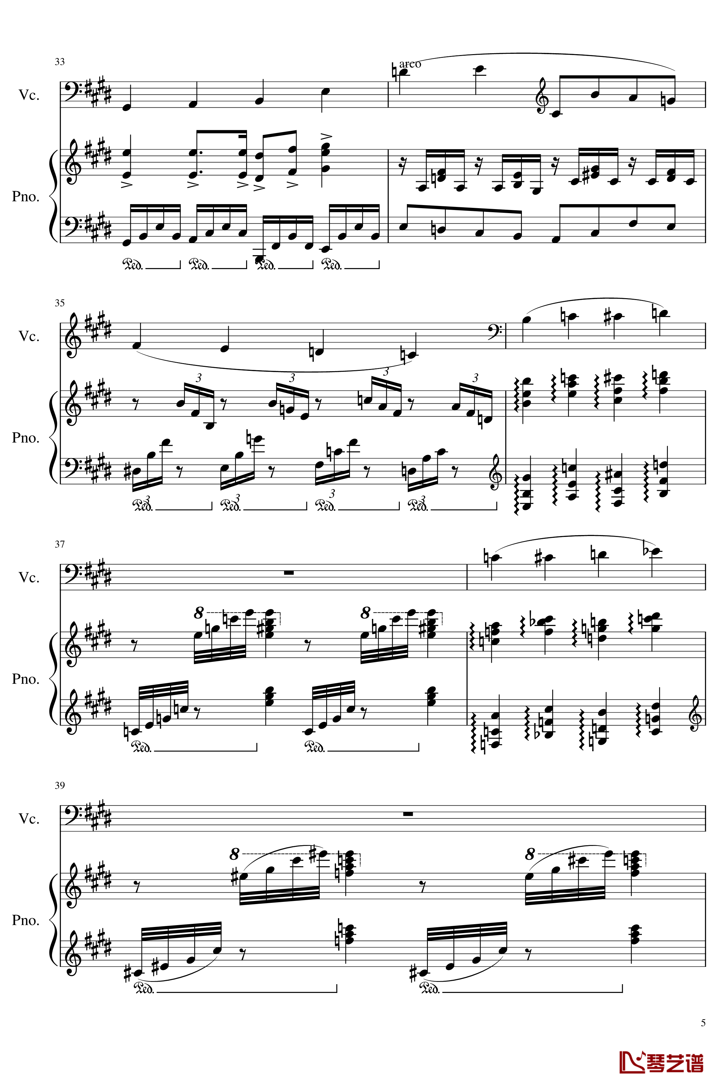 Summer Capriccio, Op.88钢琴谱-夏日随想曲-一个球