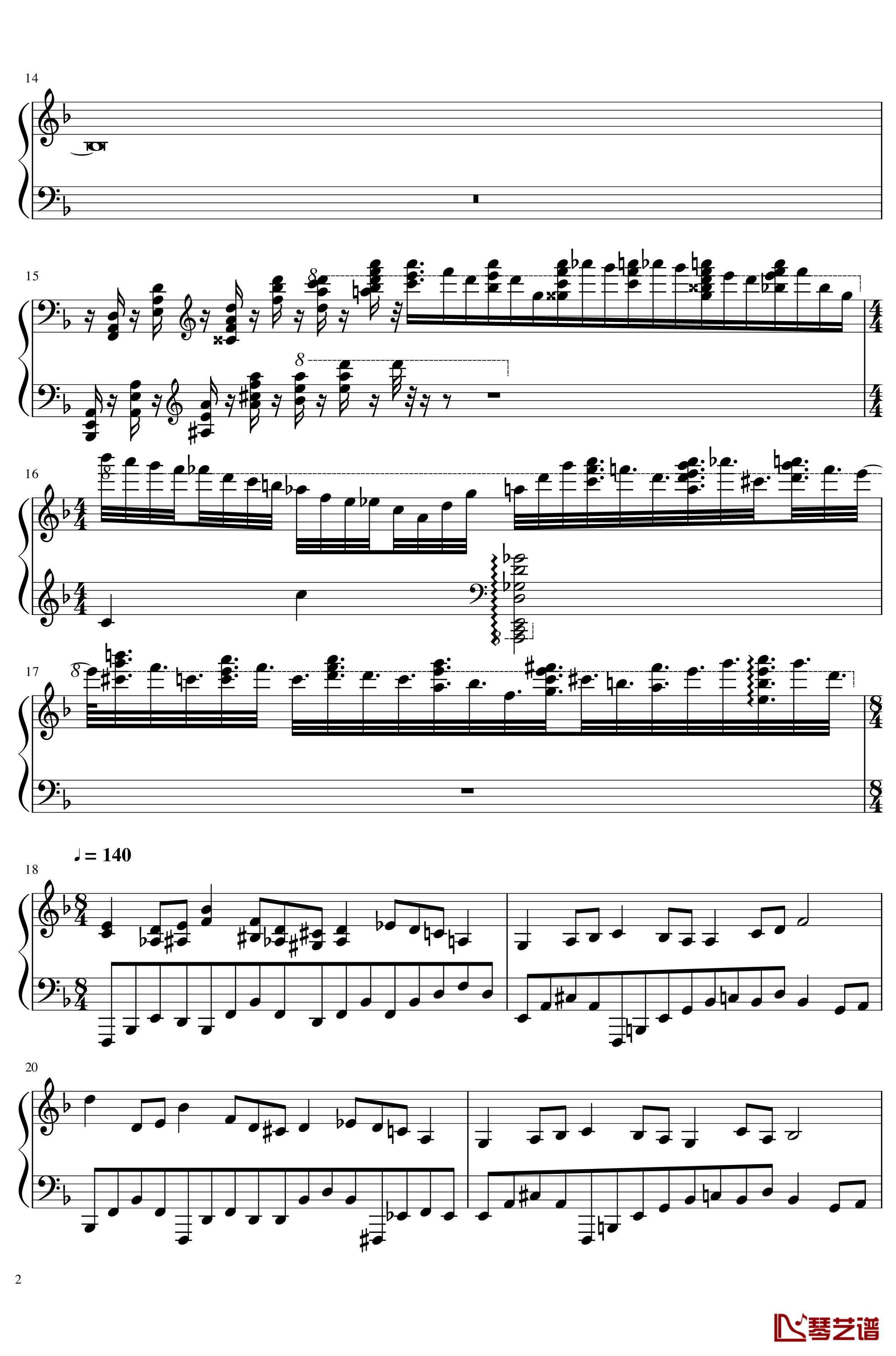 HSE超技练习曲3-钢琴谱-2dgdsvshh