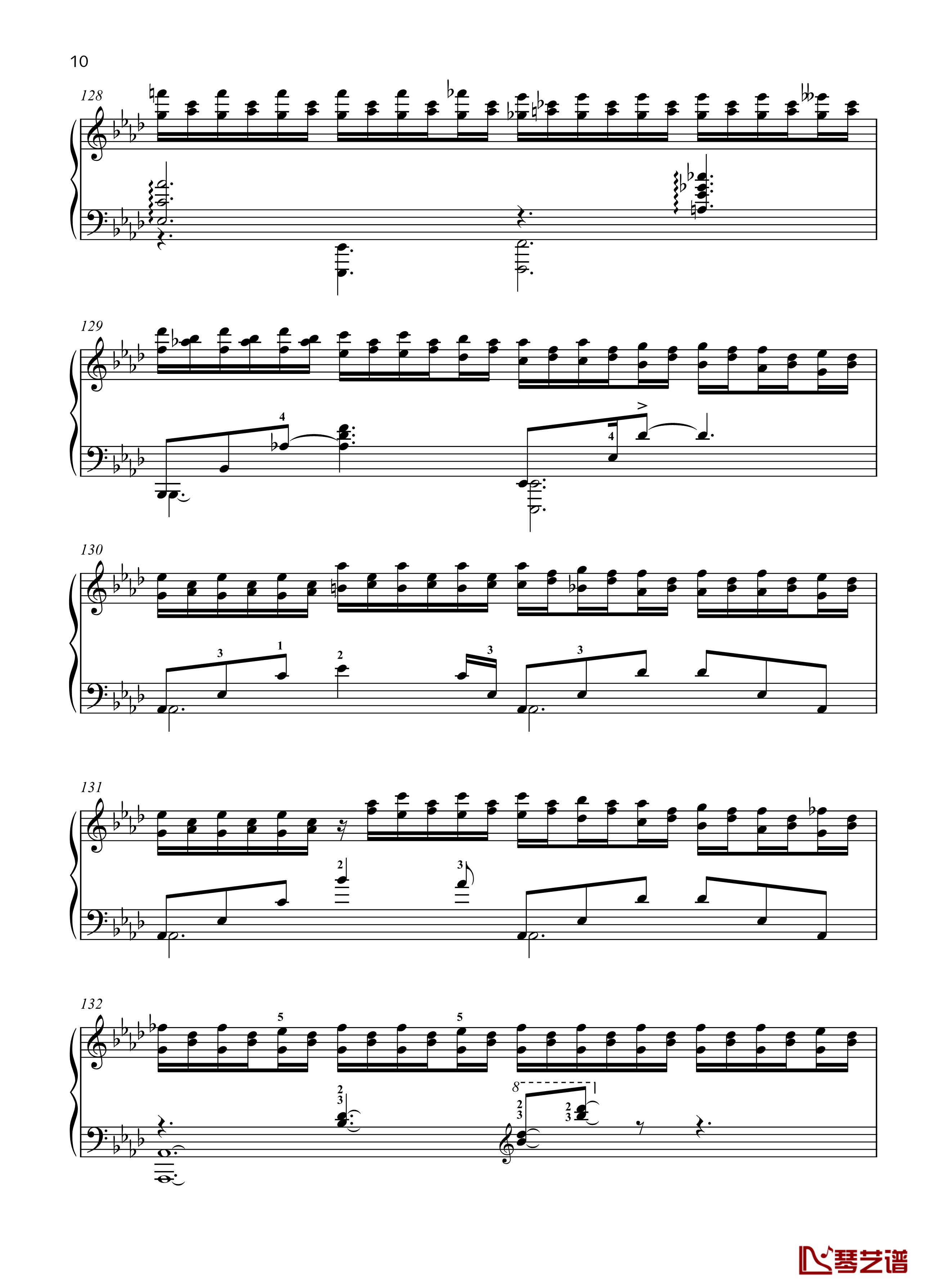 No. 2. Dream. Moderato钢琴谱-带指法- 八首音乐会练习曲 Eight Concert ?tudes Op 40 -爵士-尼古拉·凯帕斯汀