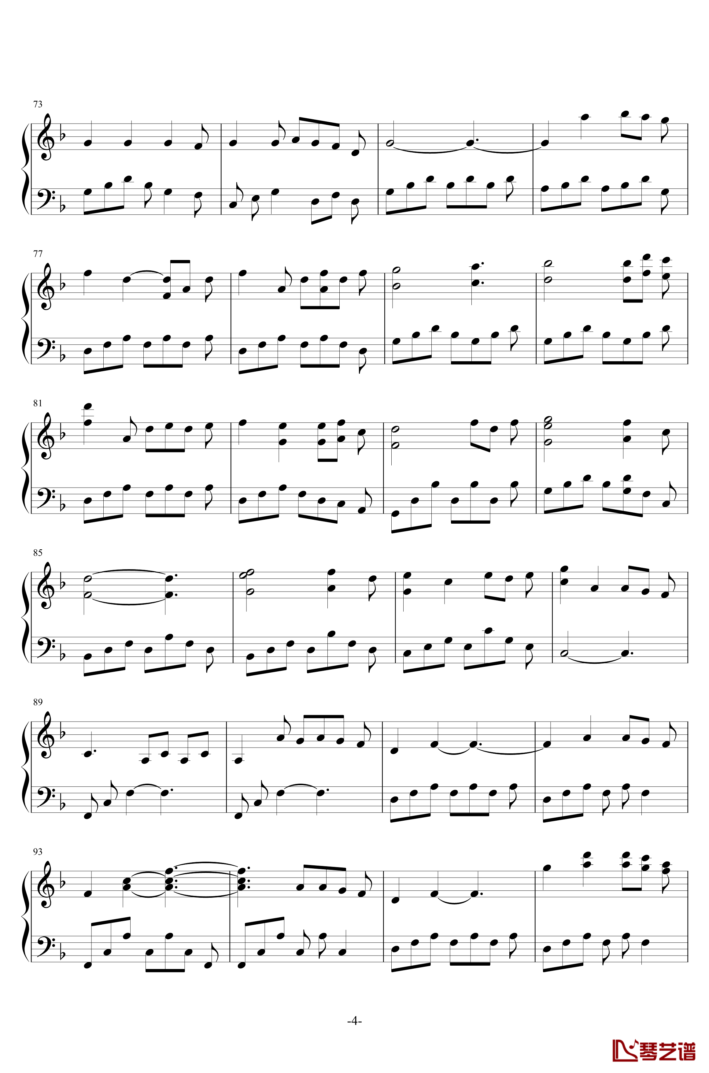 雅尼钢琴谱-Yanni