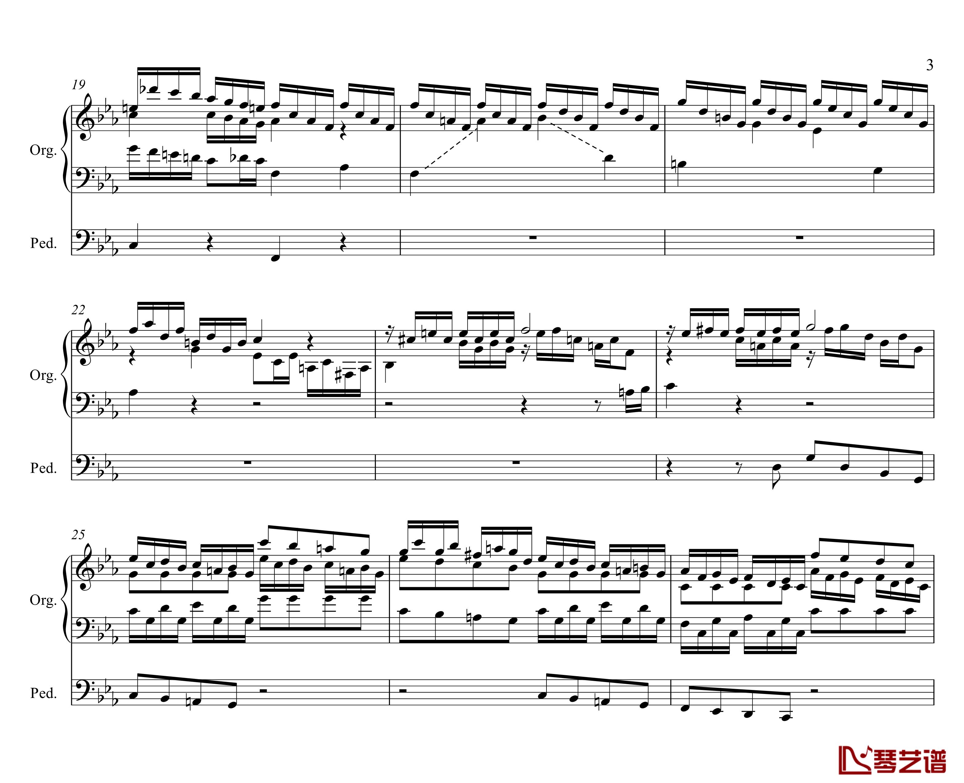 Tocatta and Fugue in C minor钢琴谱-P.D.Q.Bach