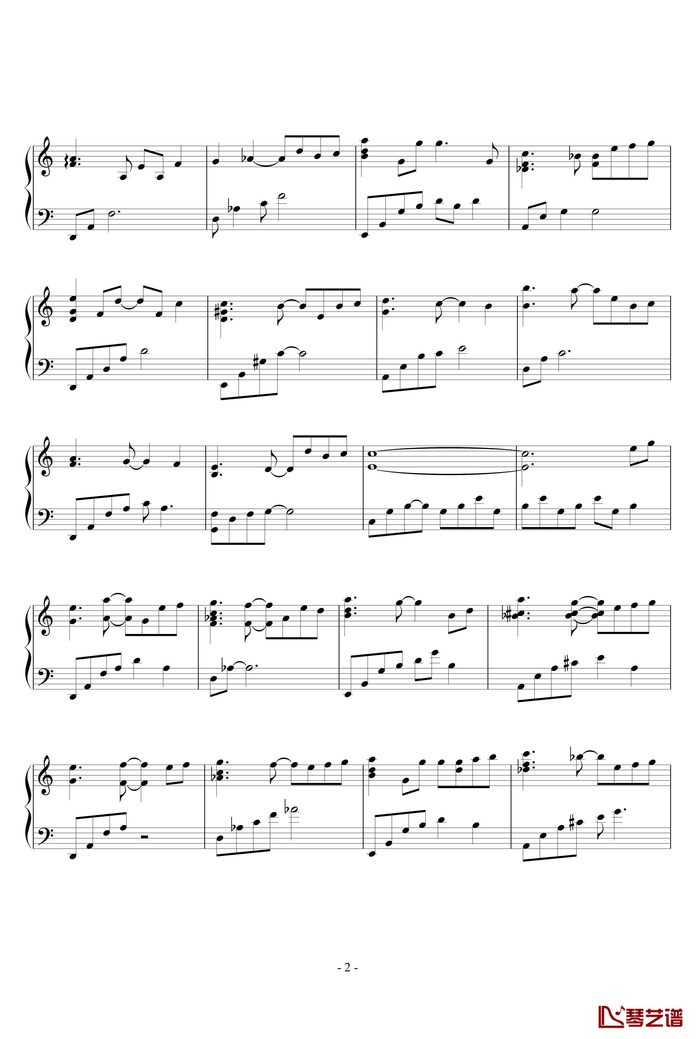The Scenery Begins钢琴谱-Yiruma