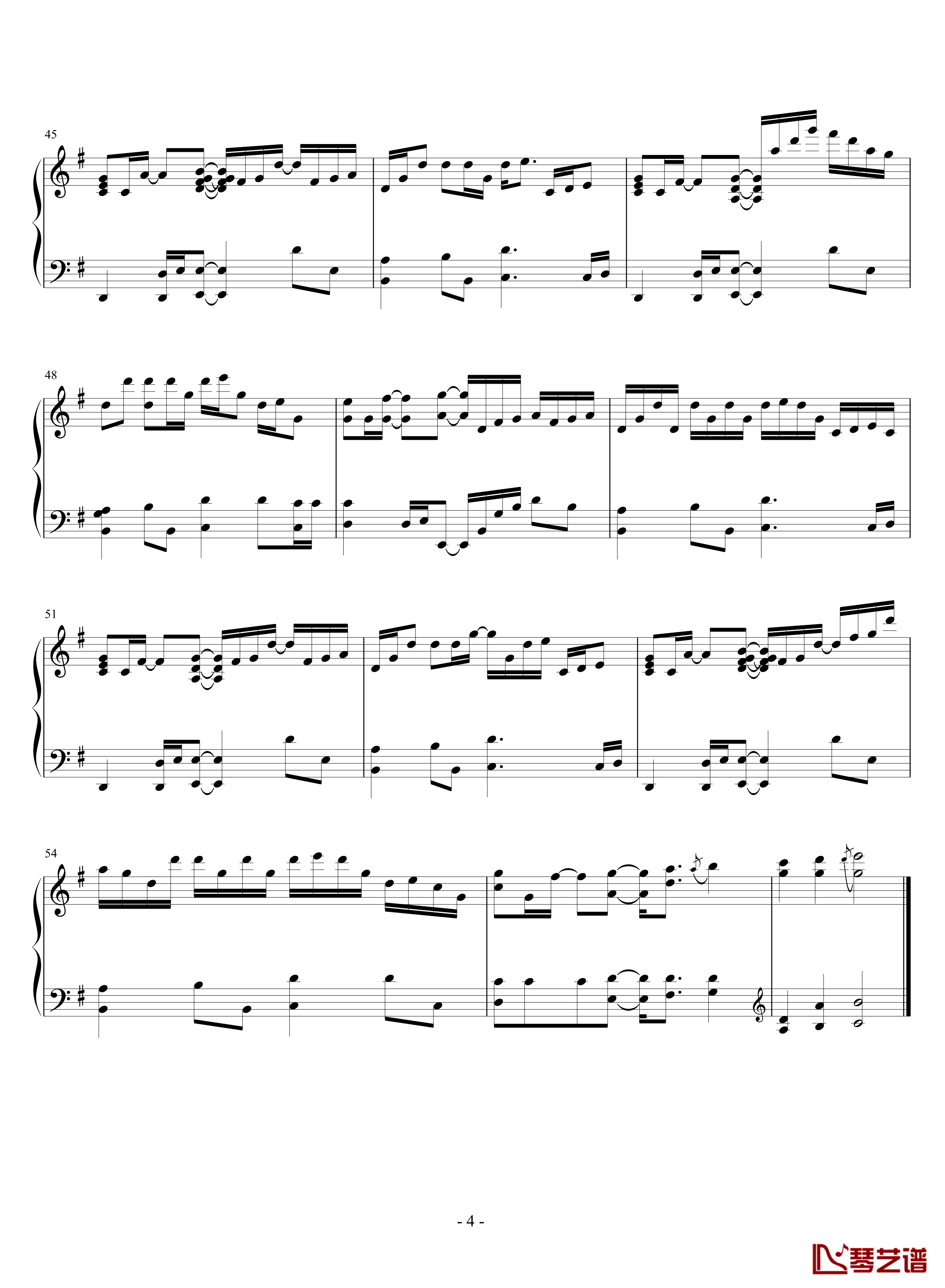 Joy钢琴谱-Yiruma