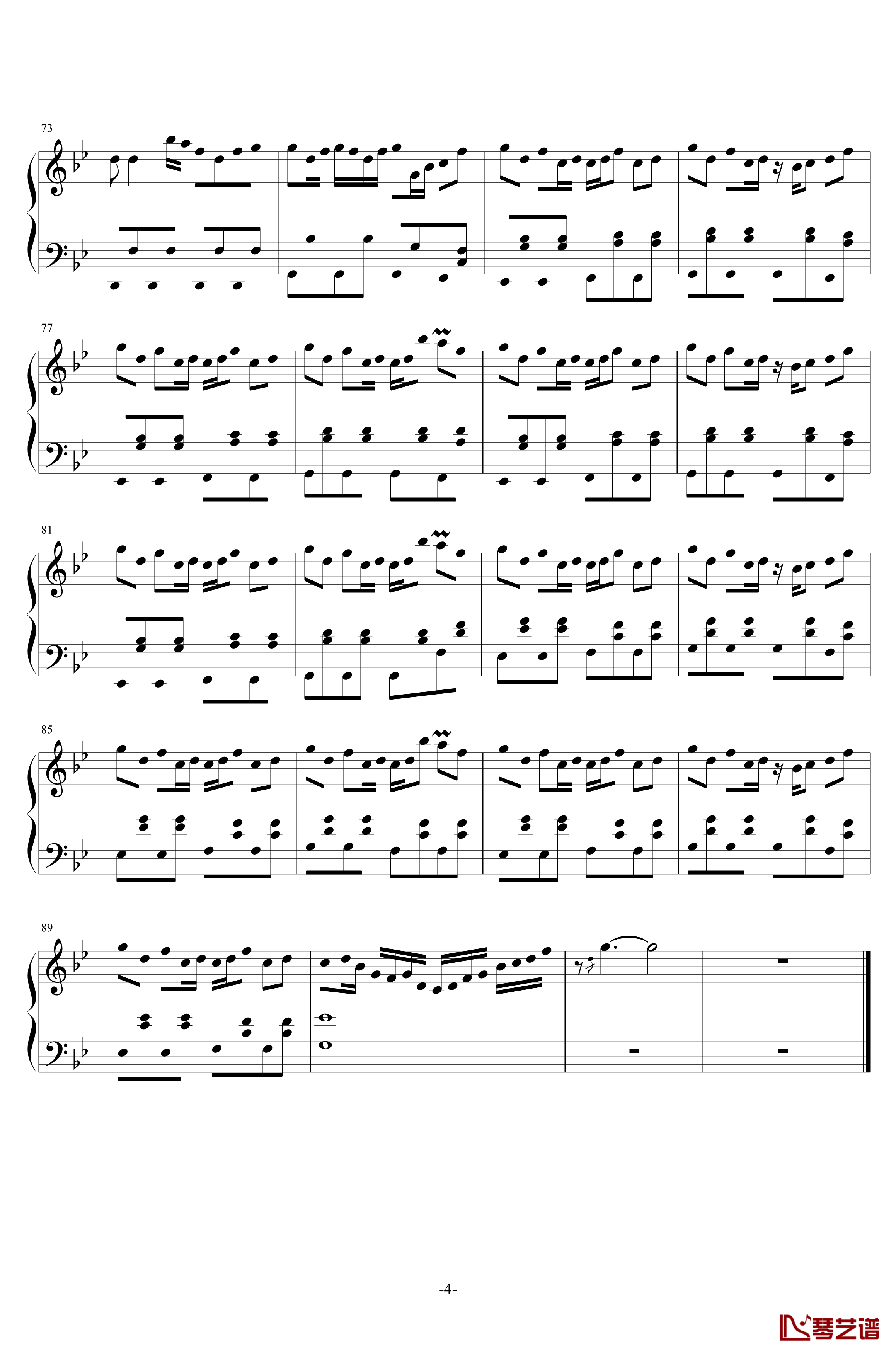 夜桜吹雪钢琴谱-Yosakura Fubuki-A.SAKA