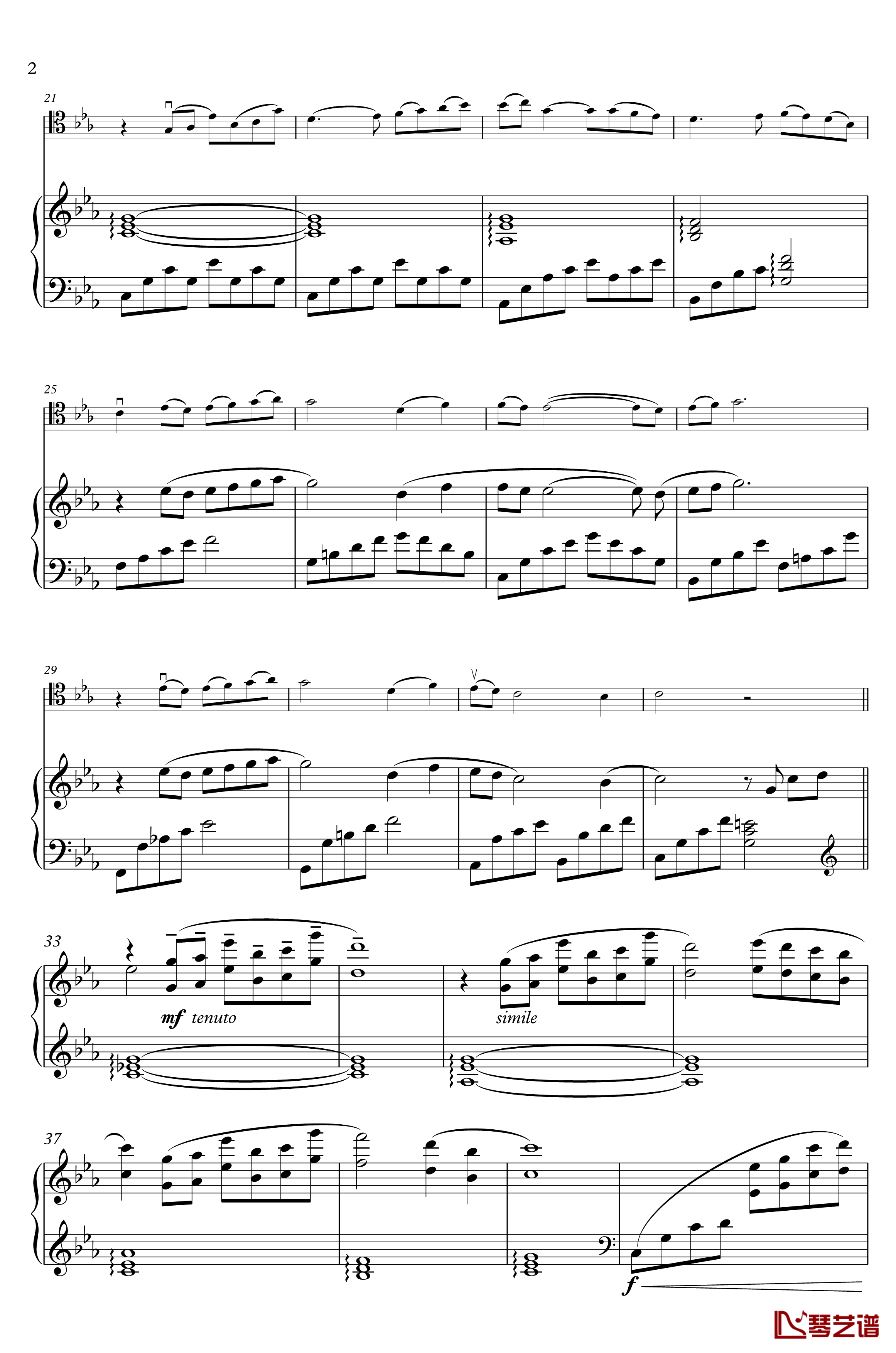 The guidance of a white tower - 大提琴&amp;amp;钢琴二重奏-jdk-钢琴谱