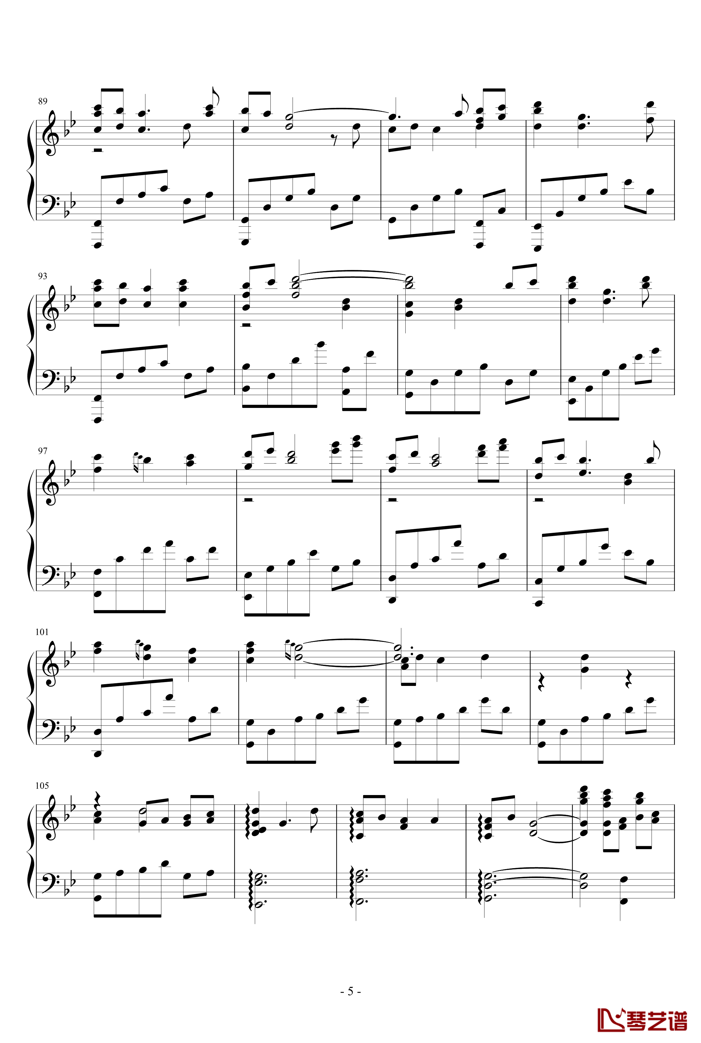 小圆BGM钢琴谱-《sis puella magica！》-梶浦由记