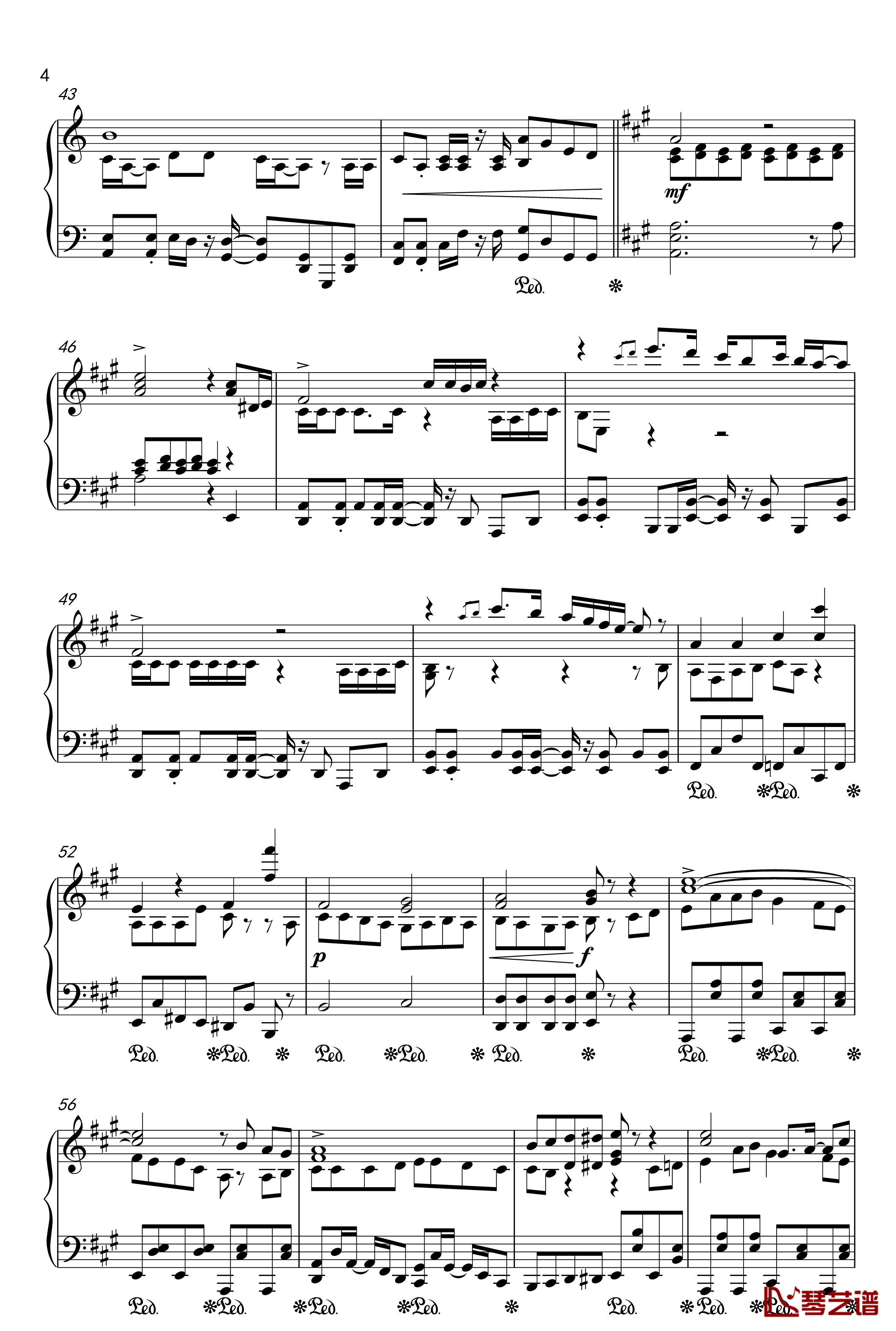 目标是神奇宝贝大师钢琴谱-20周年纪念版