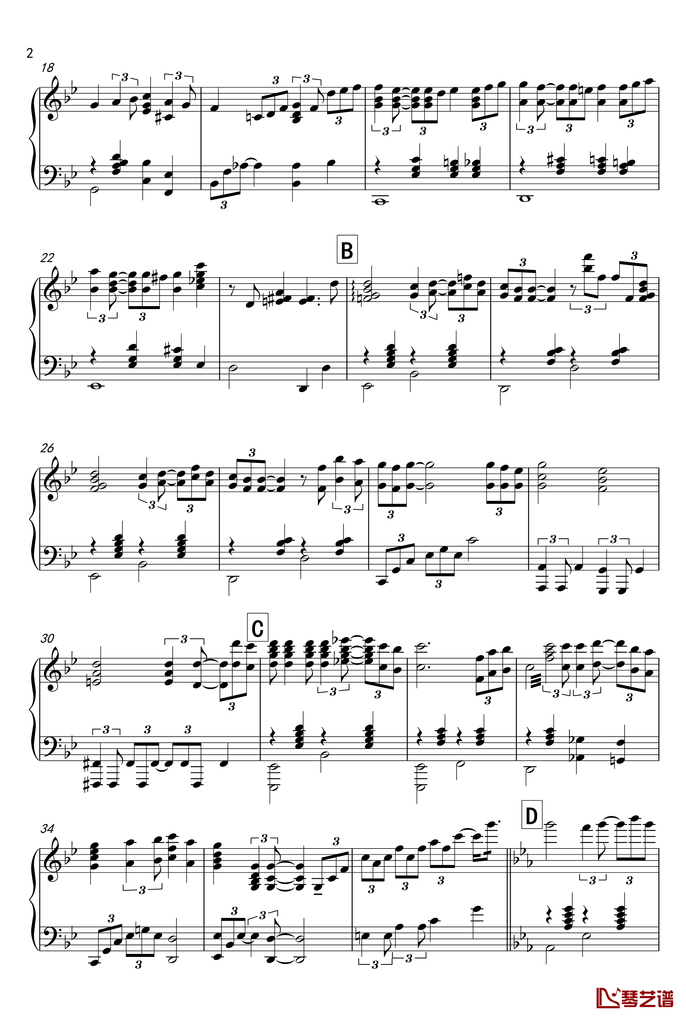 Capriccio grottesca钢琴谱-半璧
