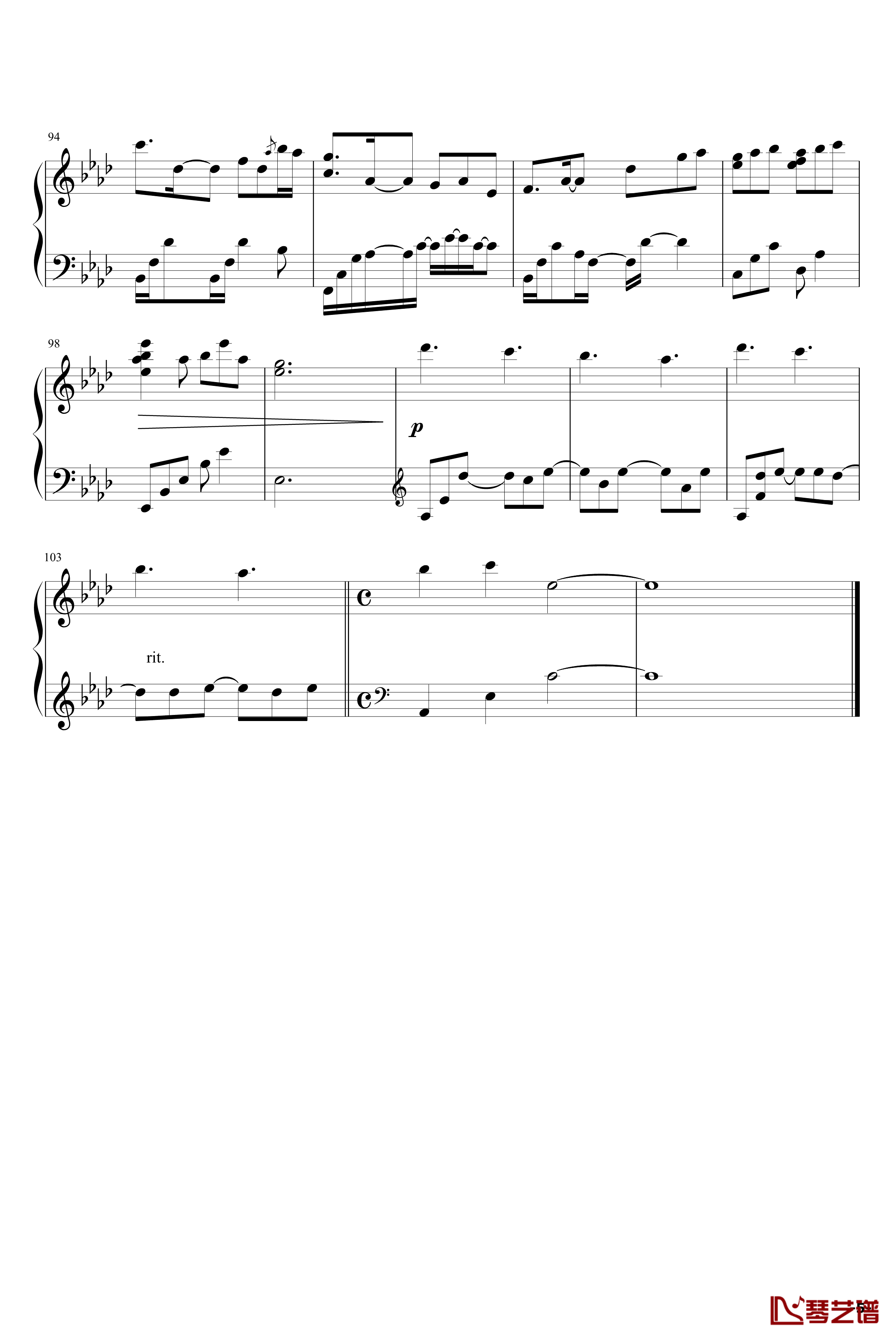 Ribbonized钢琴谱-Yiruma