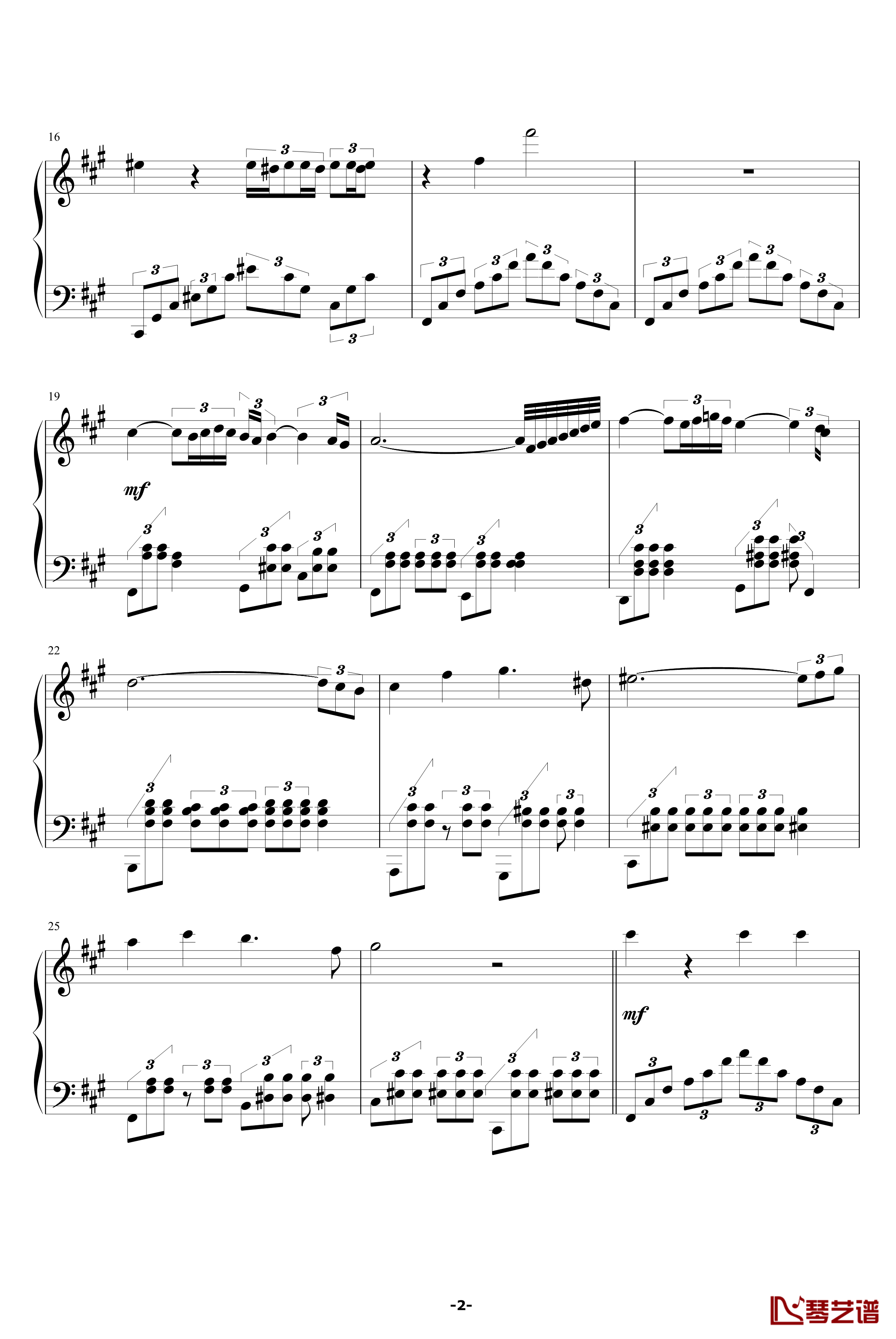 Chi Mai钢琴谱-Ennio Morricone-影视